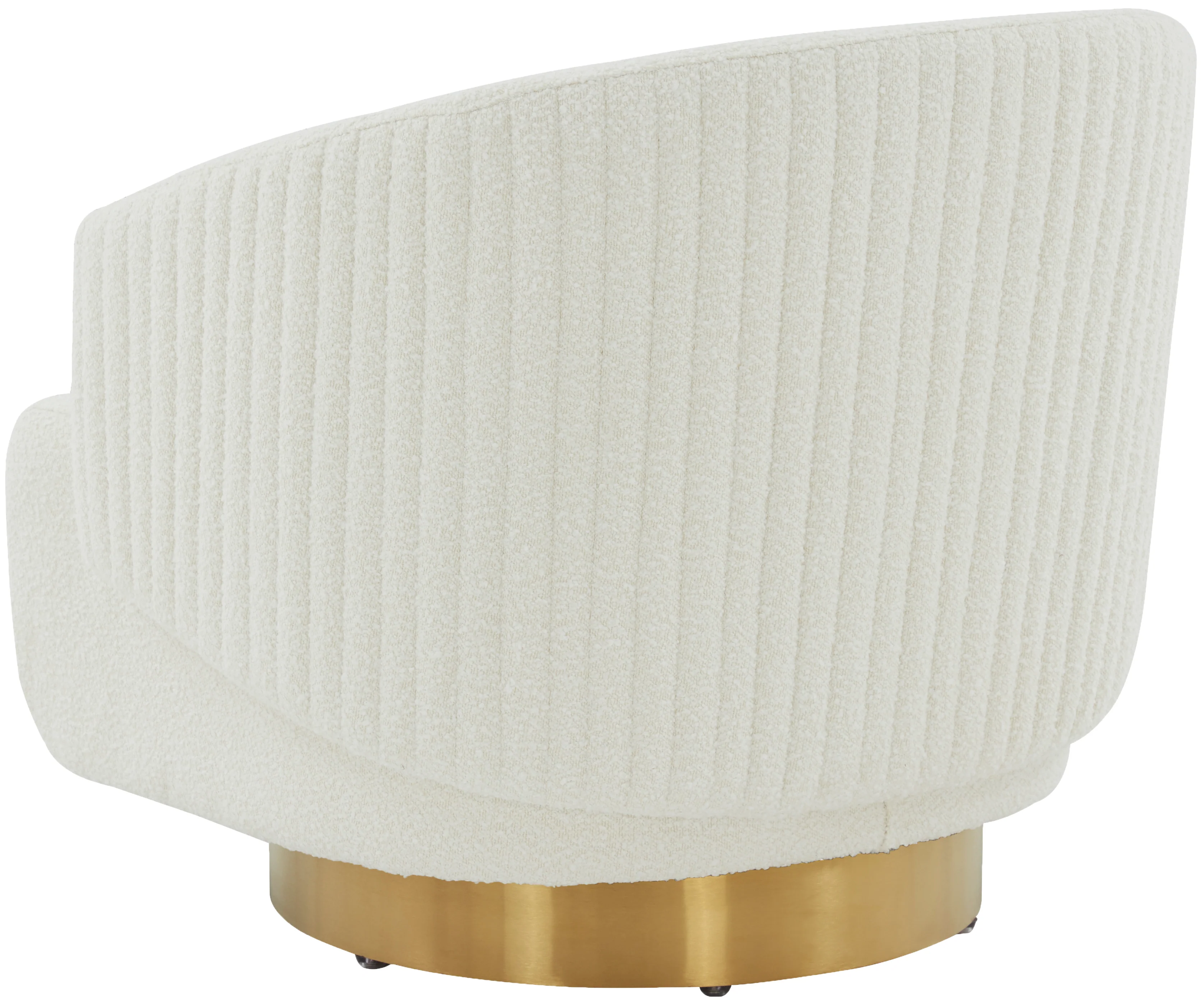 Pollyanne Boucle Swivel Accent Chair - Image 5