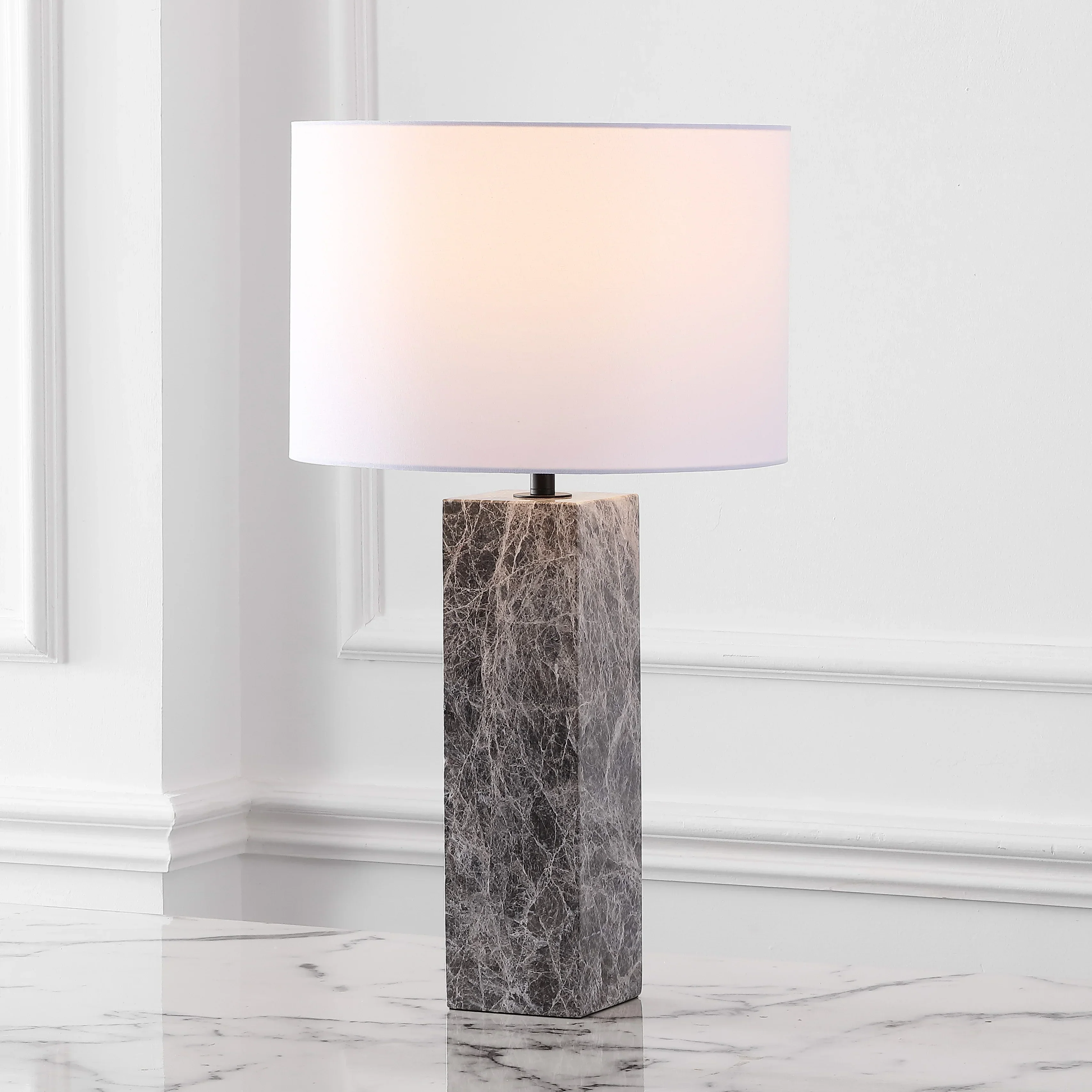 Poloma Square Marble Table Lamp - Image 3