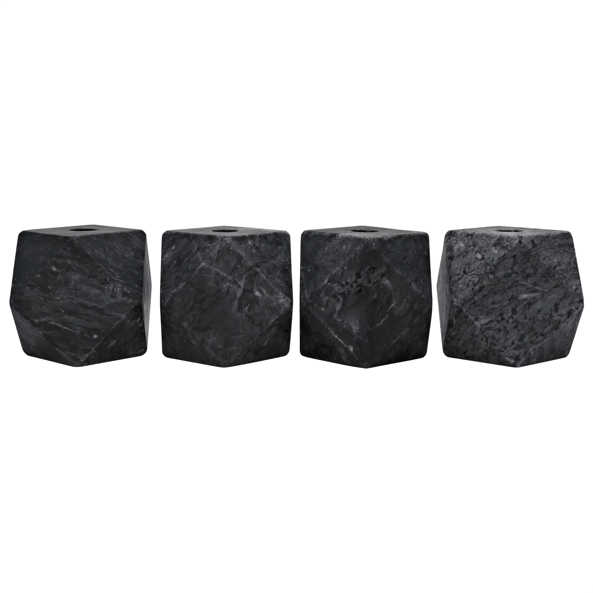 Polyhedron Decorative Candle Holder 1, Set of 4