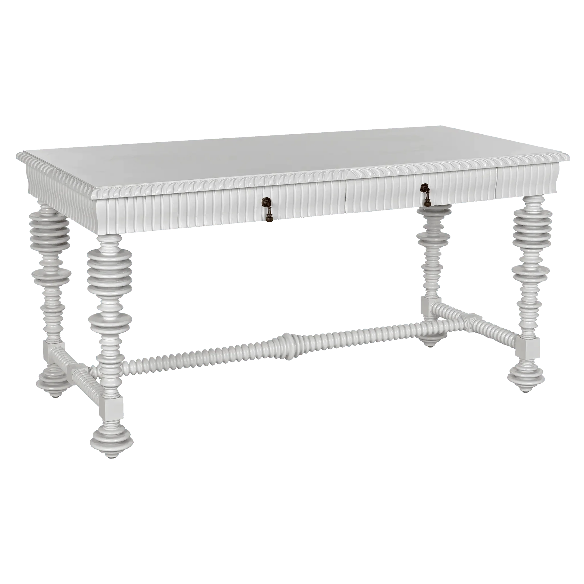 Portuguese Desk, Small, Solid White