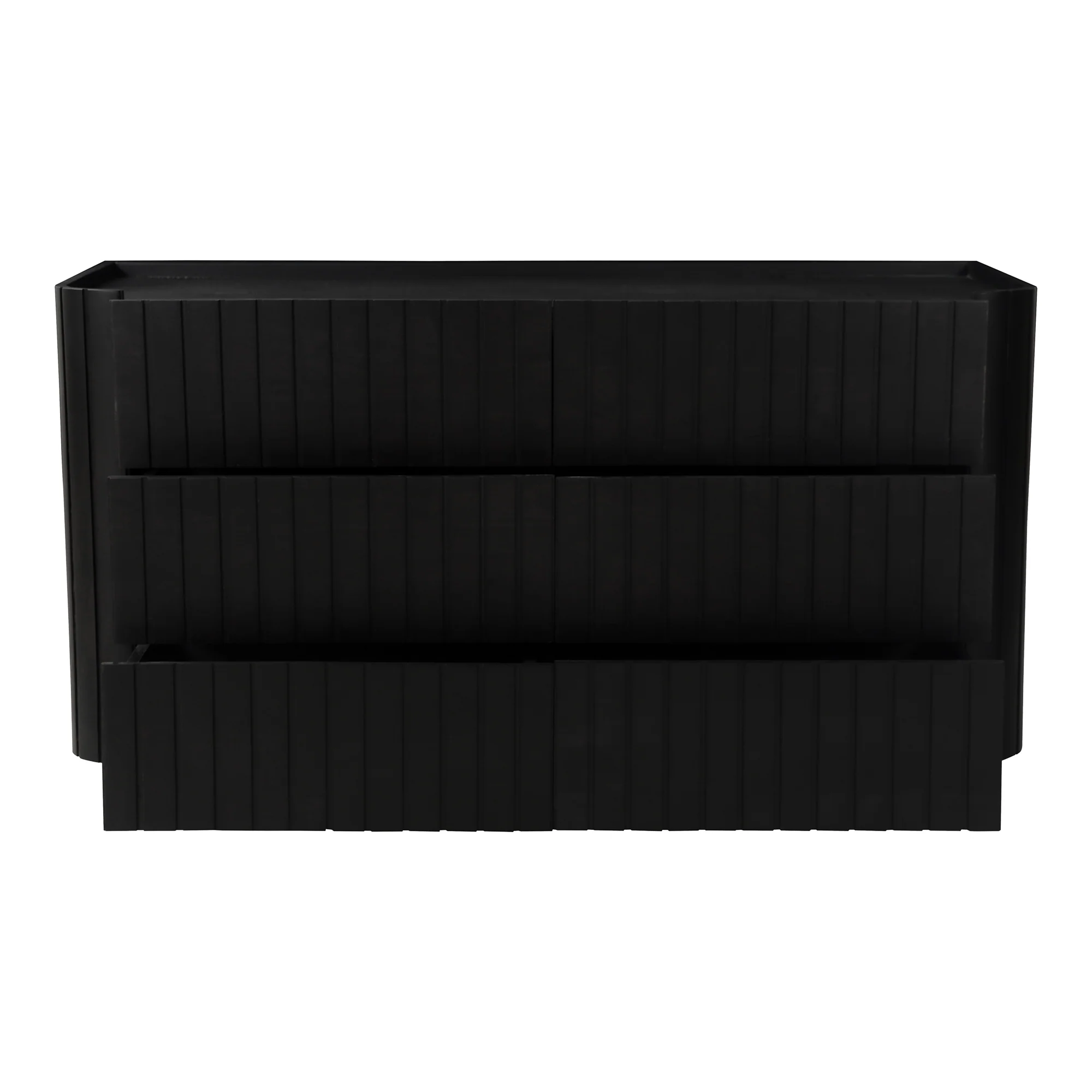 Povera 6 Drawer Dresser Black - Image 3