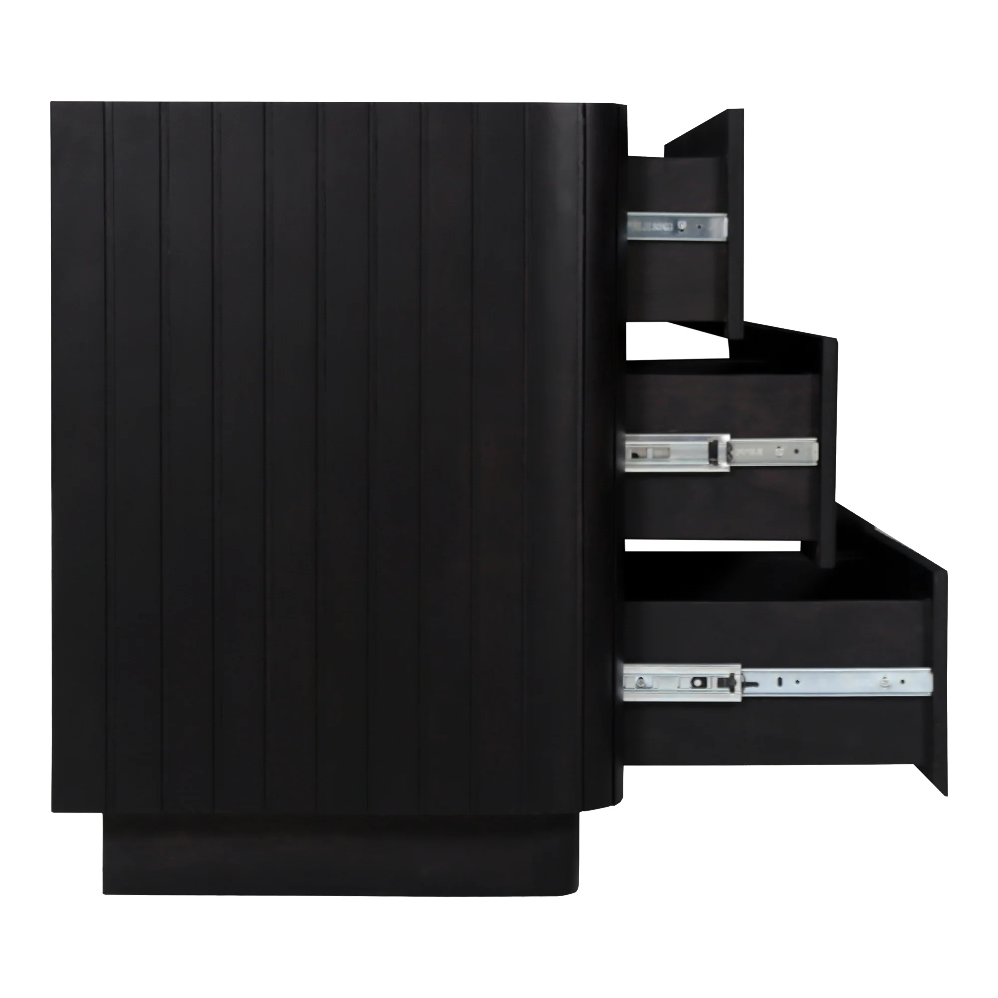 Povera 6 Drawer Dresser Black - Image 8