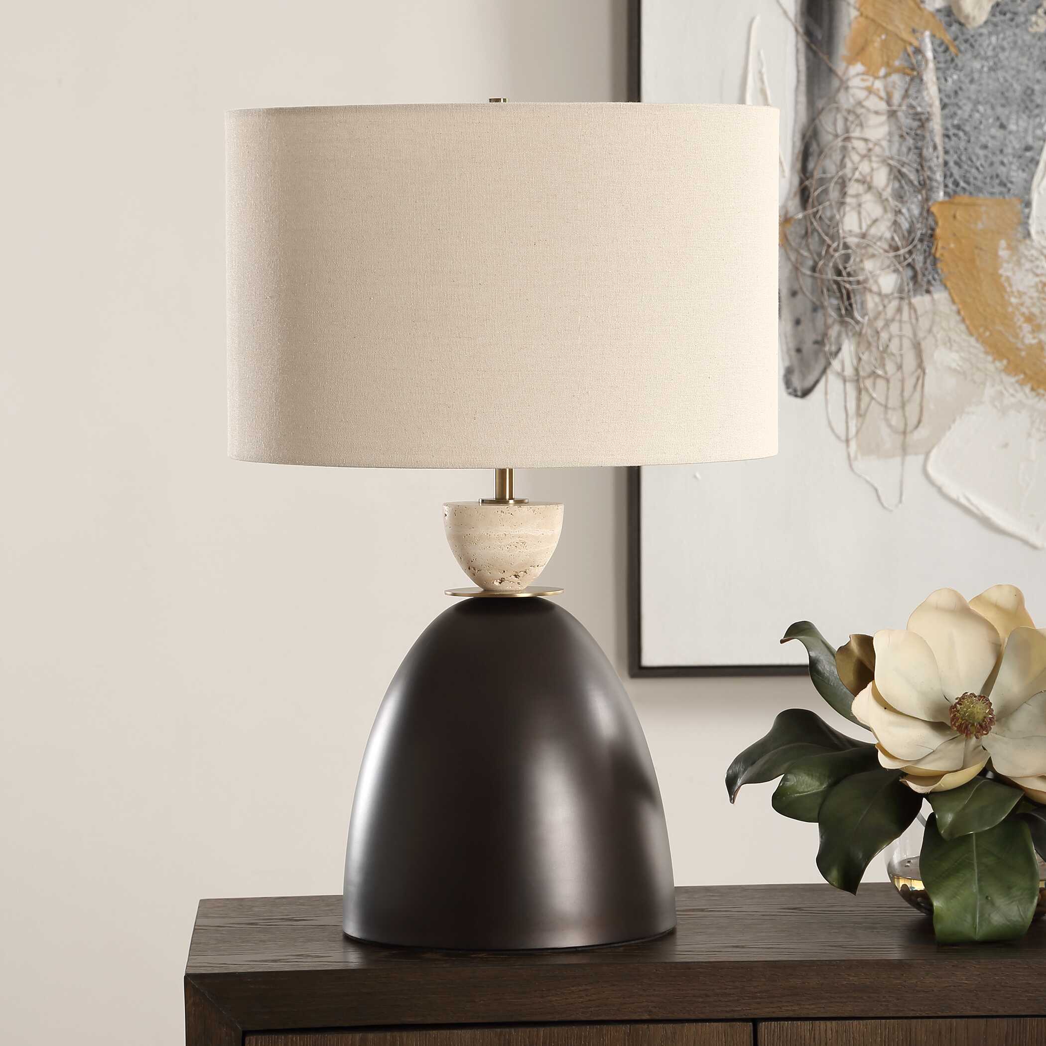 Procida Bronze Table Lamp - Image 3