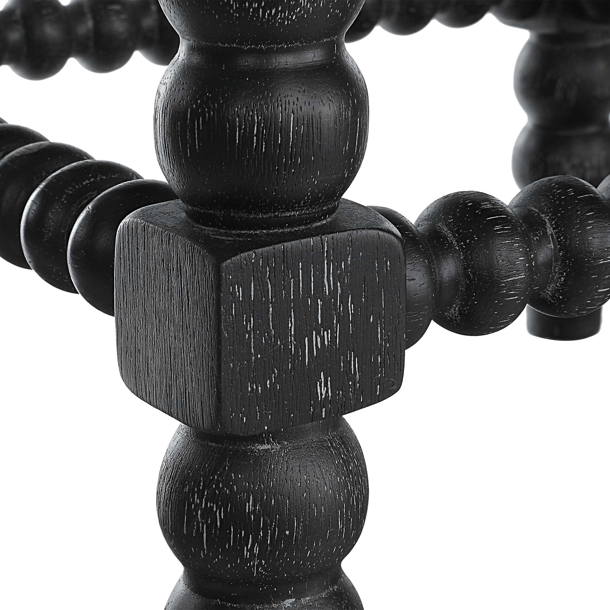 Pryce Black Backless Counter Stool - Image 6