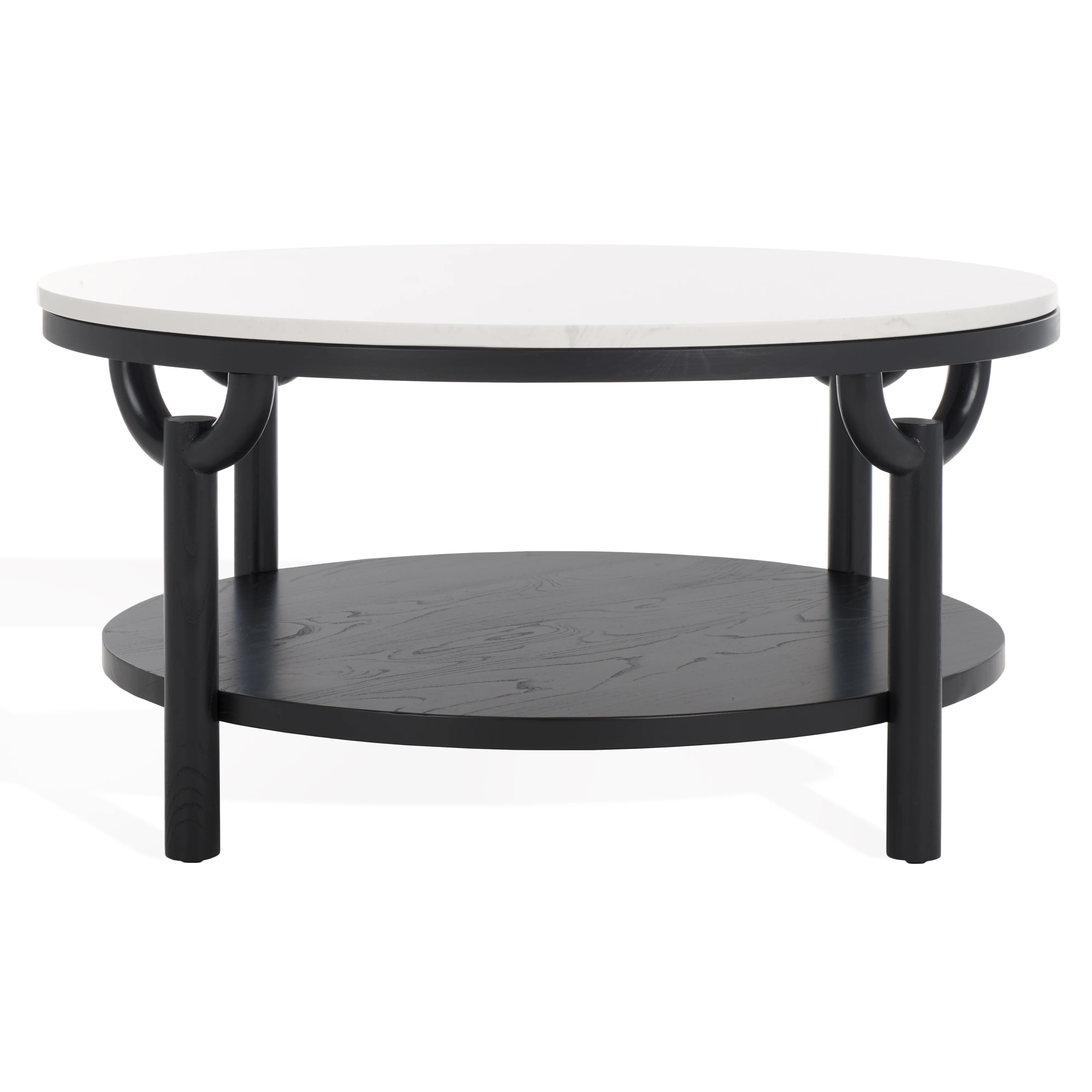Puck Marble Top Coffee Table