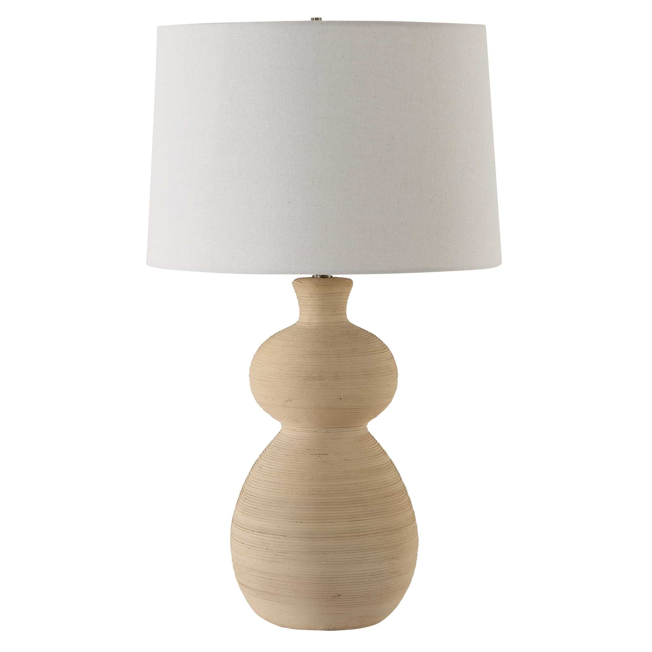 Pueblo Fired Clay Table Lamp - Image 4