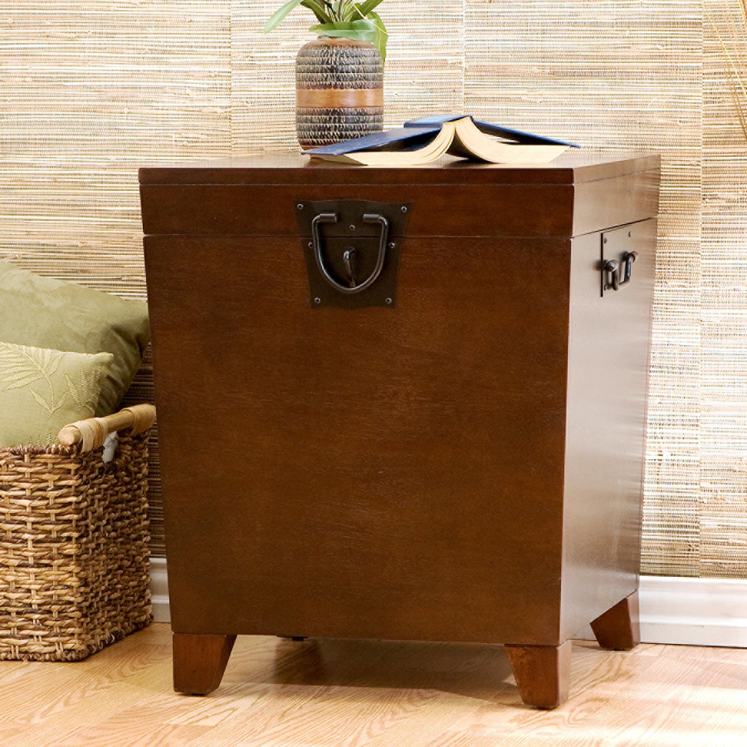 Pyramid Trunk End Table - Espresso - Image 2