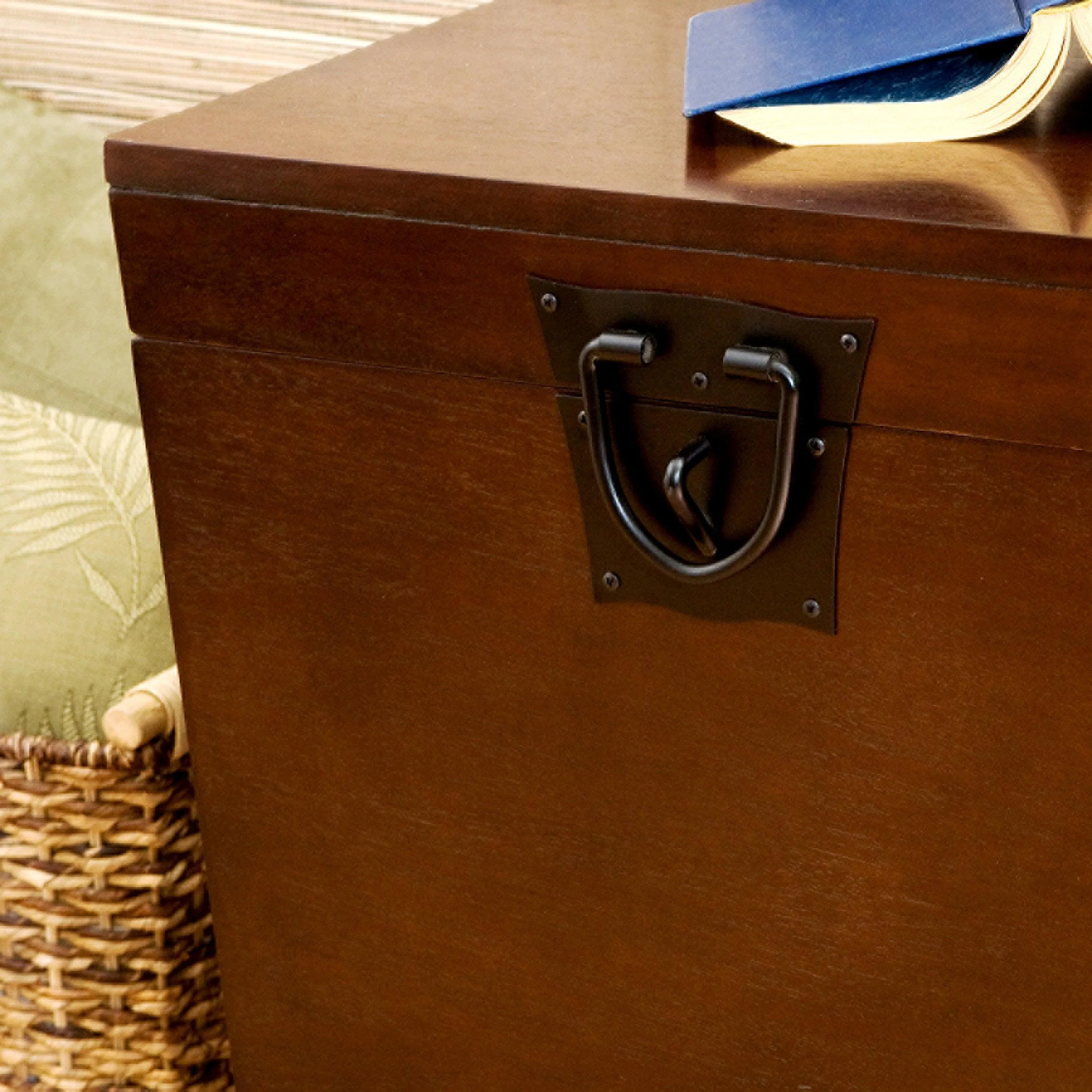 Pyramid Trunk End Table - Espresso - Image 7