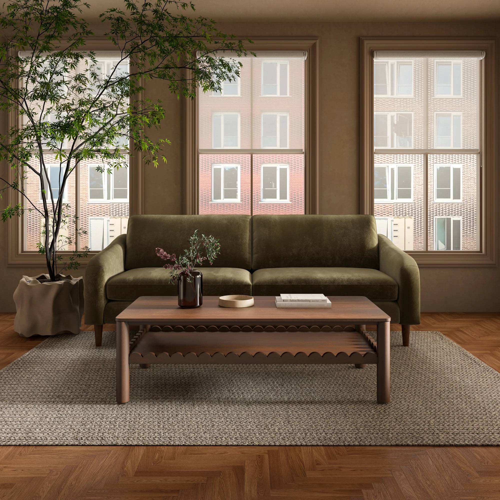 Quinn Sofa Cedar Green - Image 2