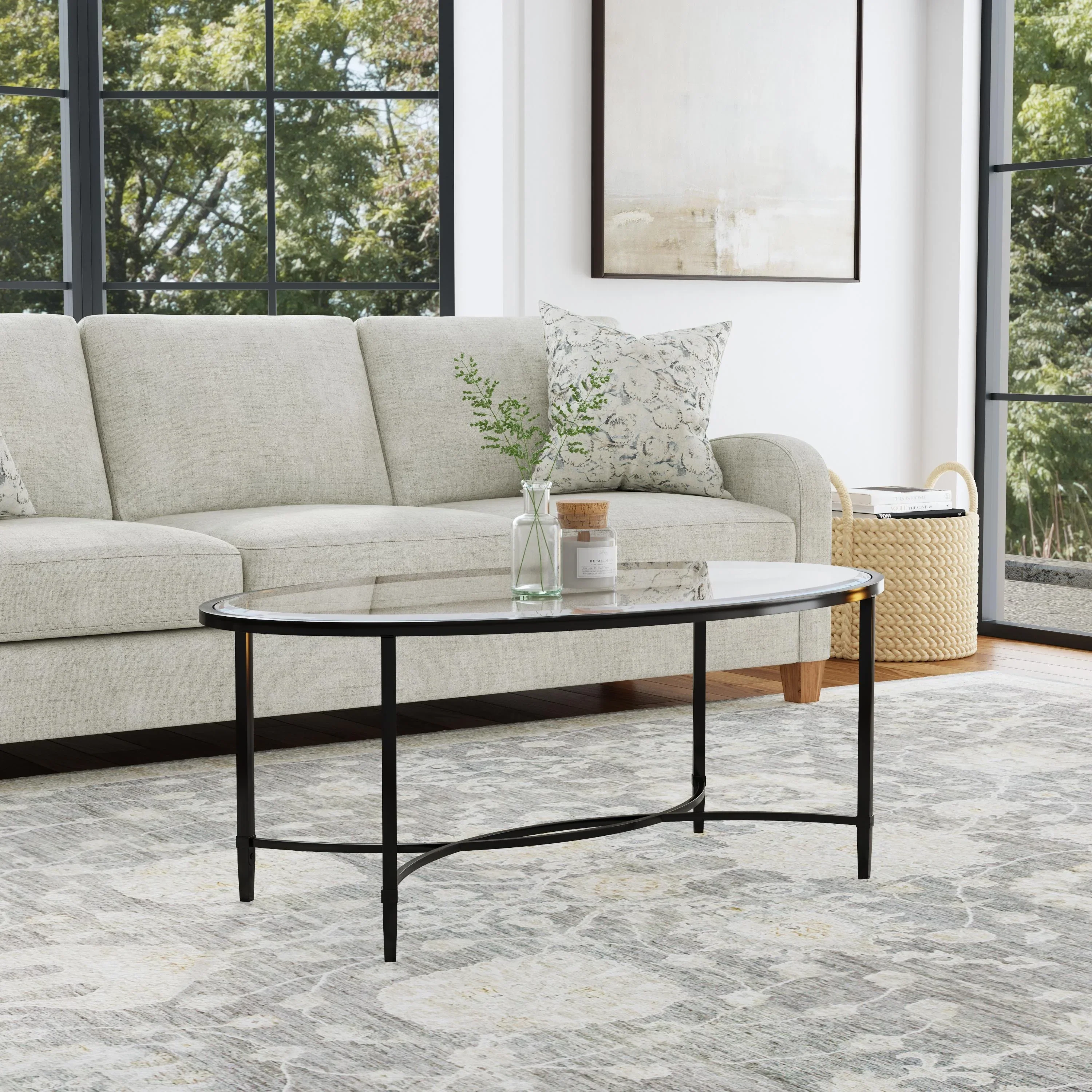Quinton Oval Coffee Table - Image 2