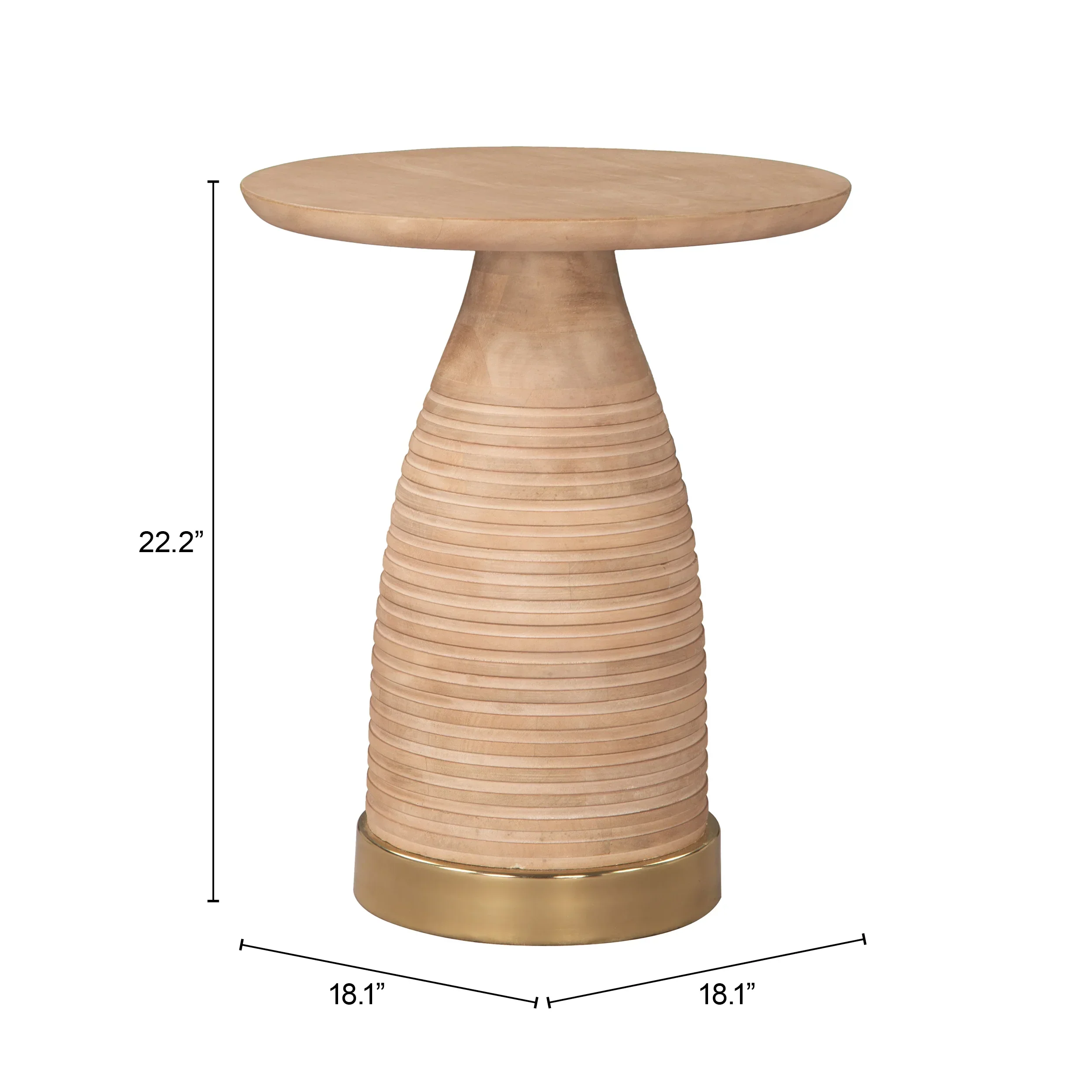 Radiant Side Table Natural - Image 4