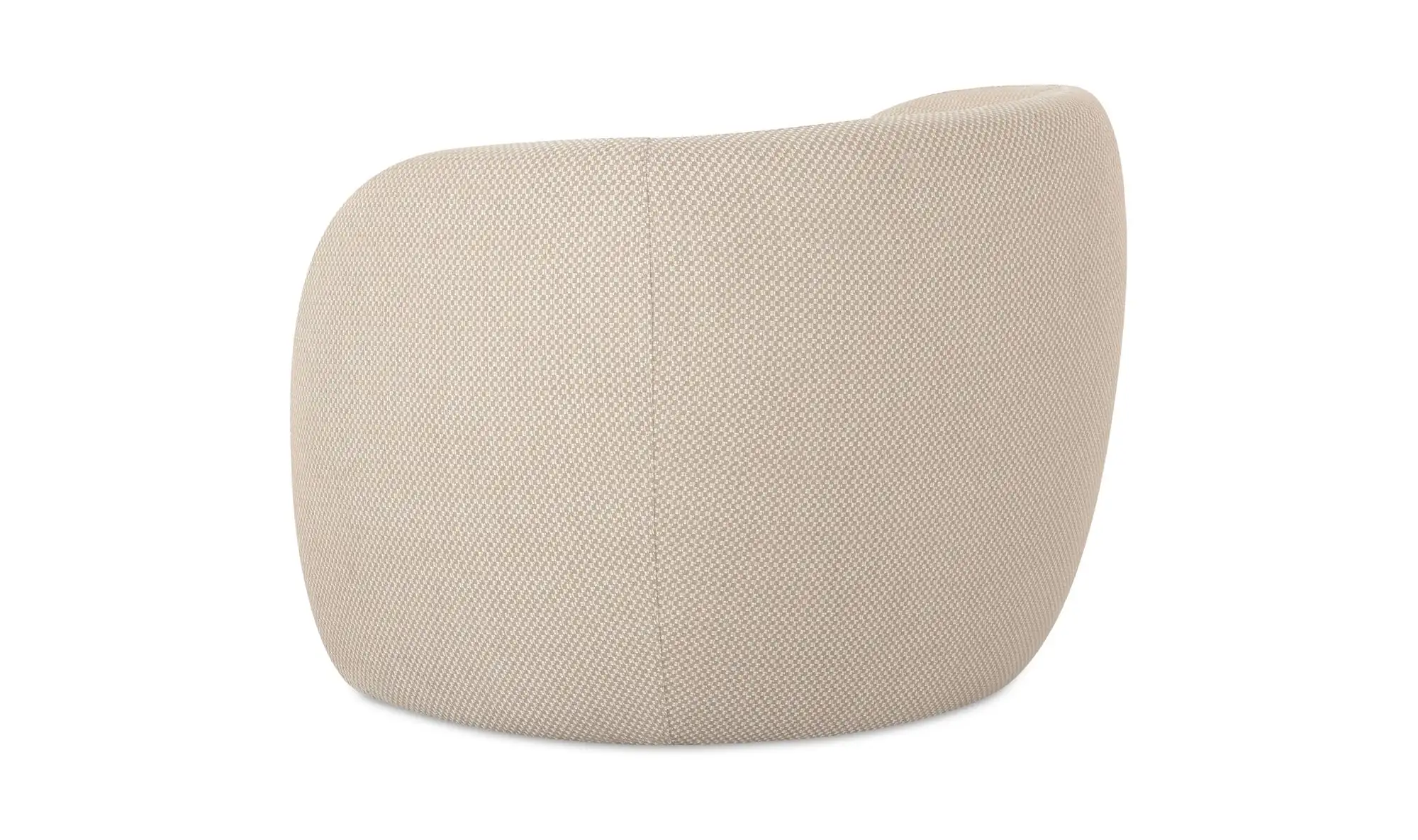 Rae Outdoor Accent Chair Beige Check - Image 4