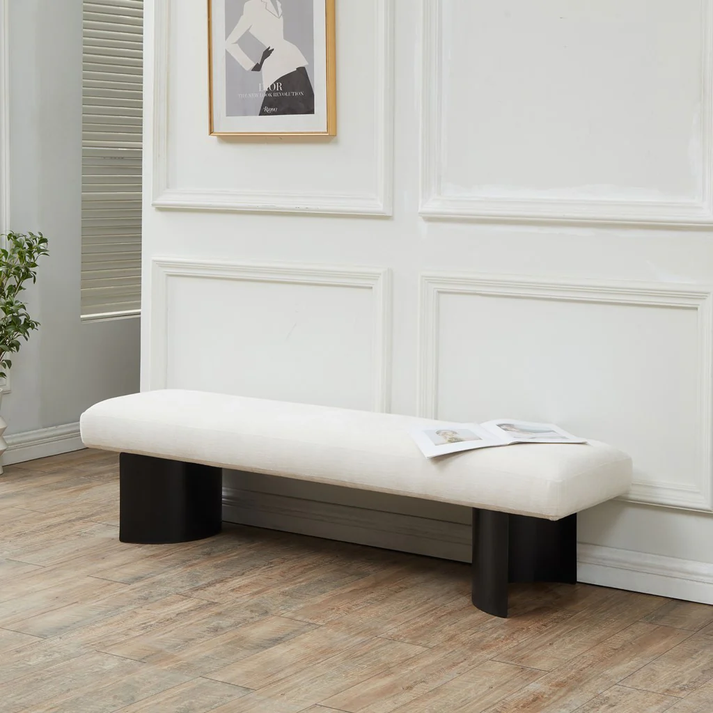 Raelee Metal Legs Bench - Image 7