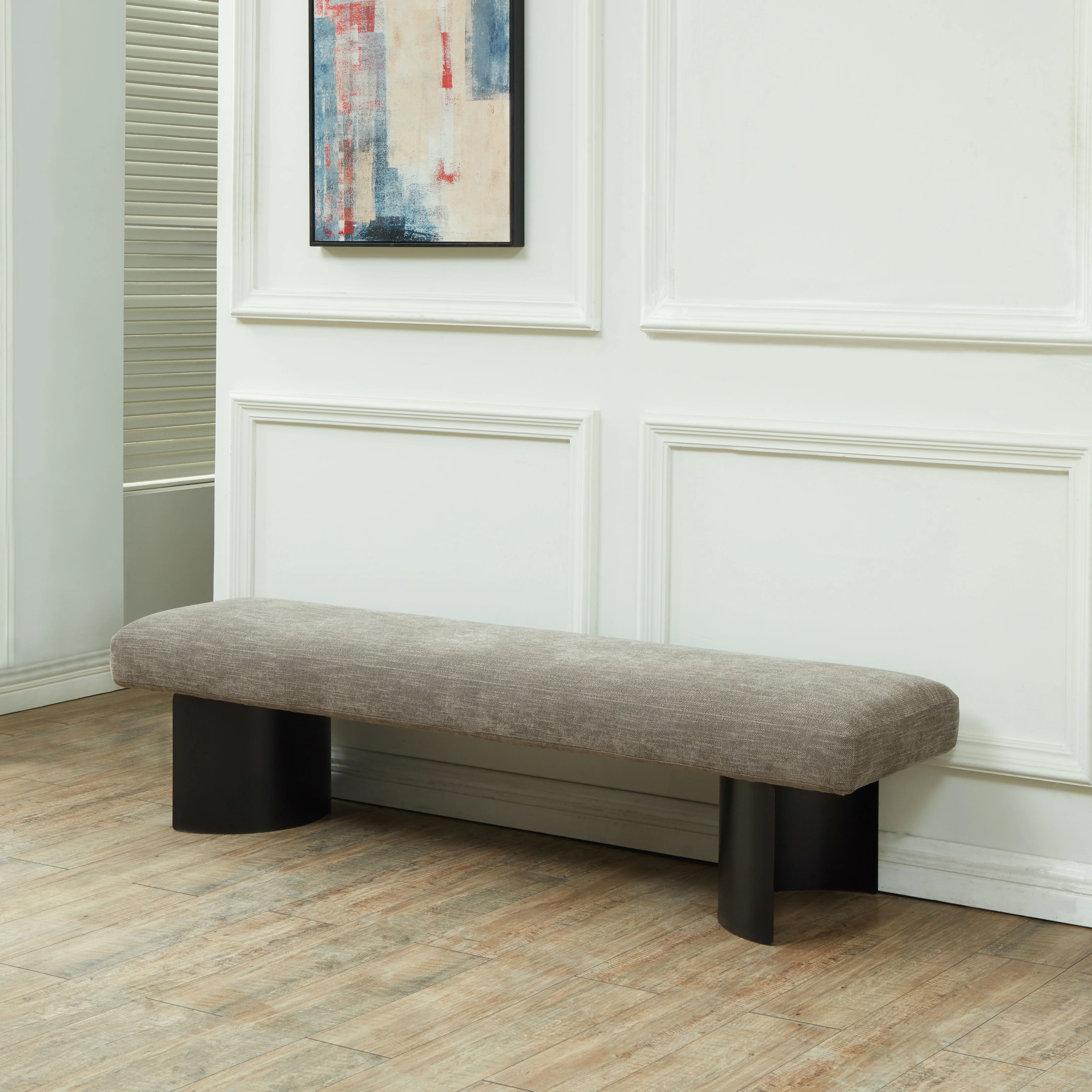 Raelee Metal Legs Bench - Image 9