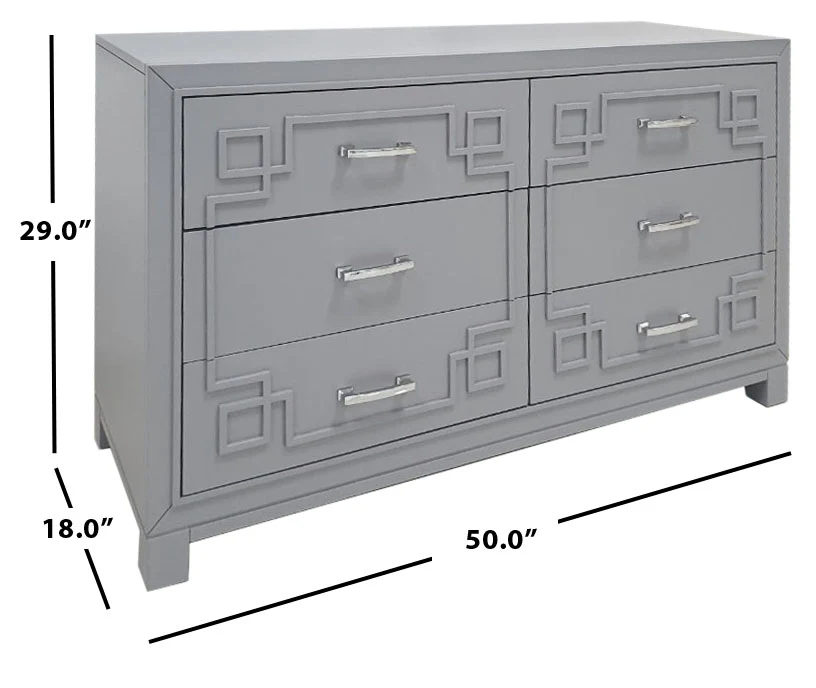 Raina 6 Drawer Dresser - Image 6