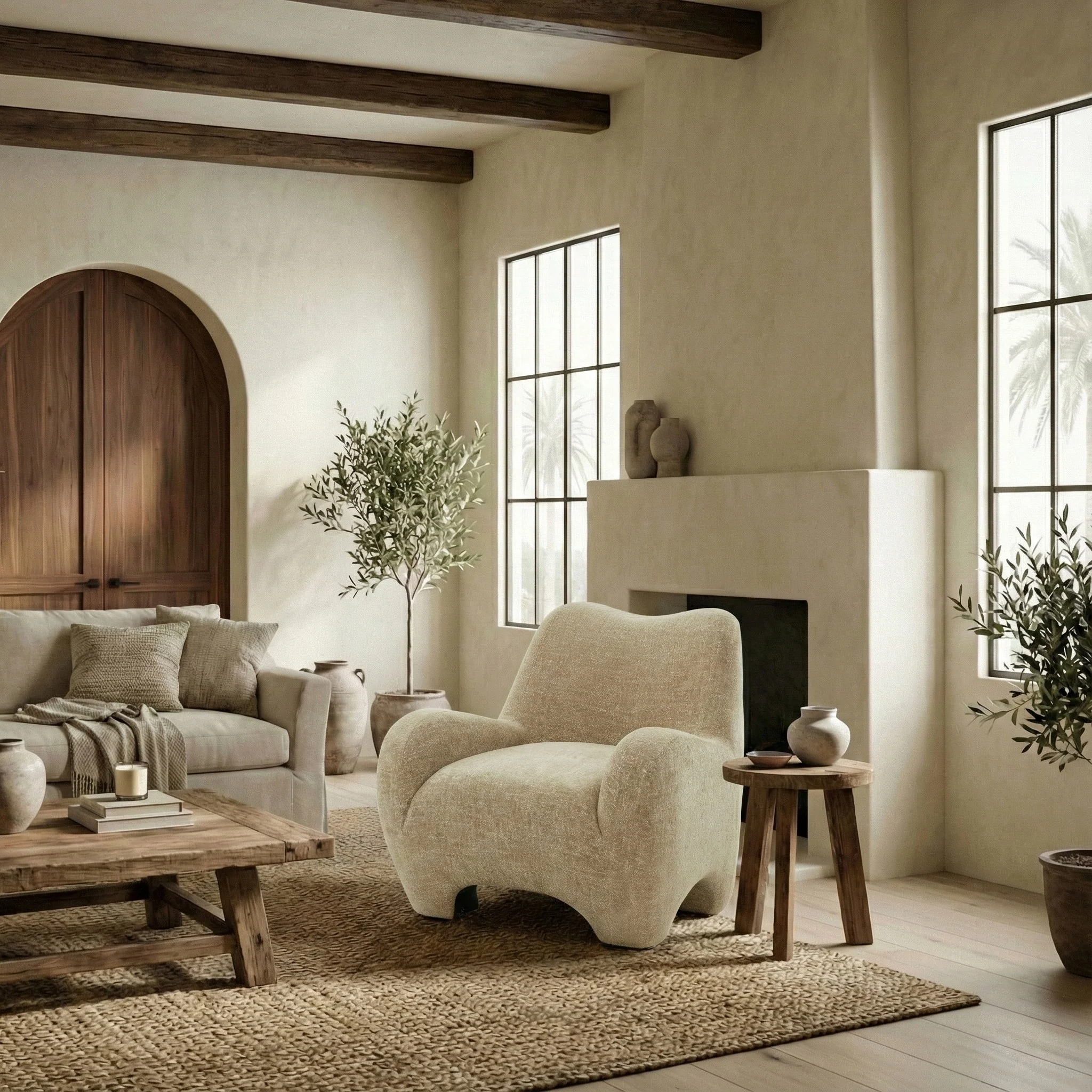 Randal Chenille Accent Chair - Image 7