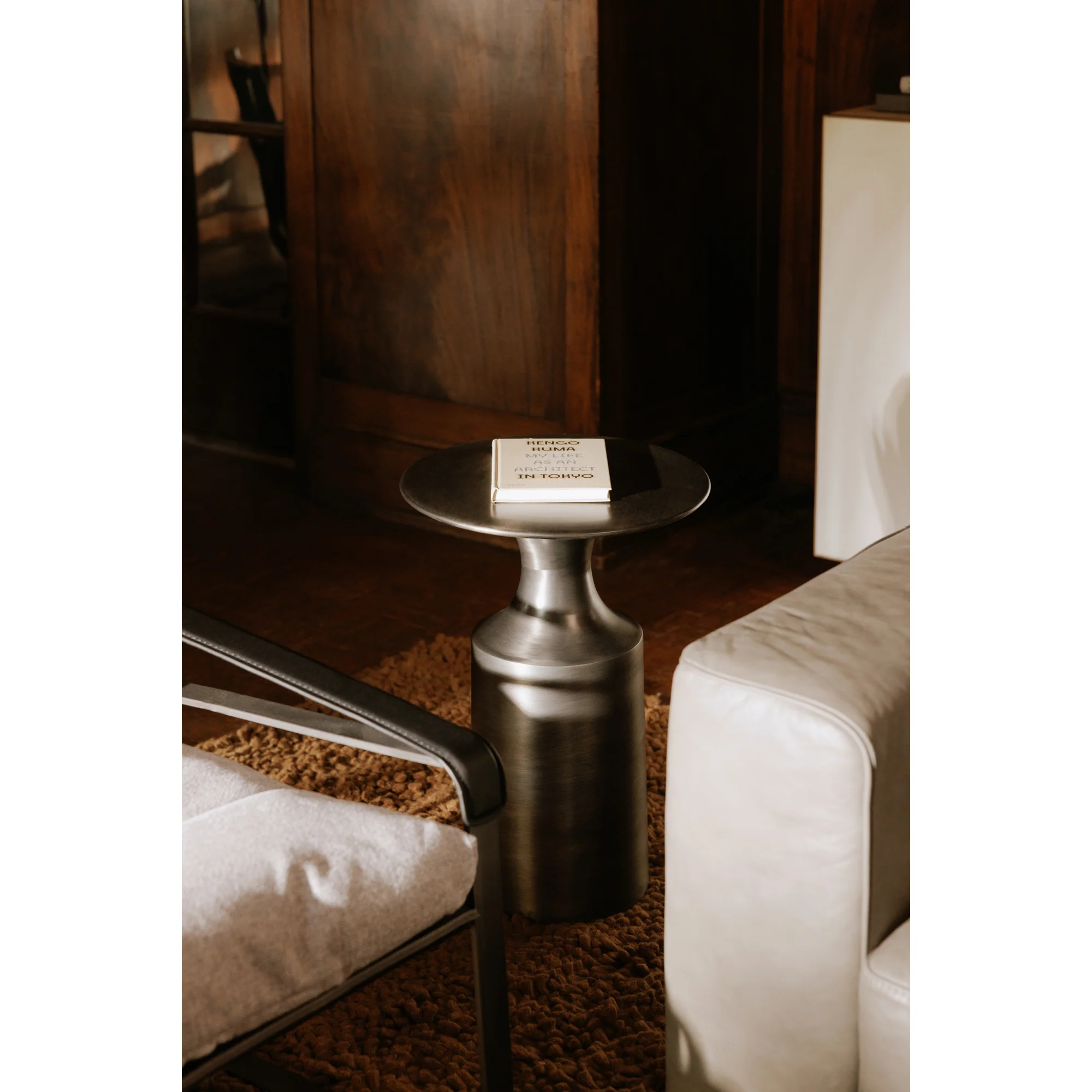 Rassa Polished Zinc Accent Table - Image 2