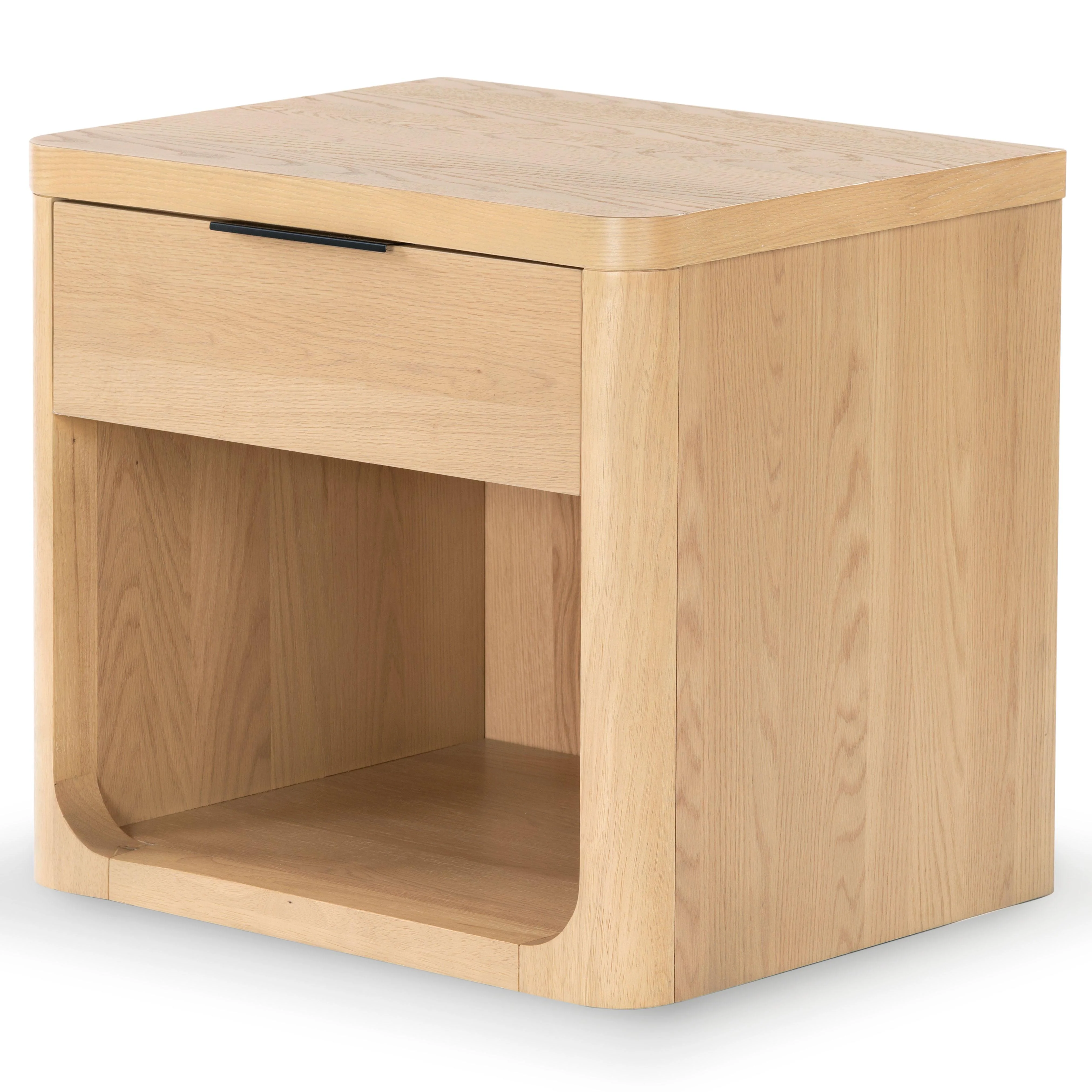 Raylie 1 Drawer Wood Nightstand - Image 7