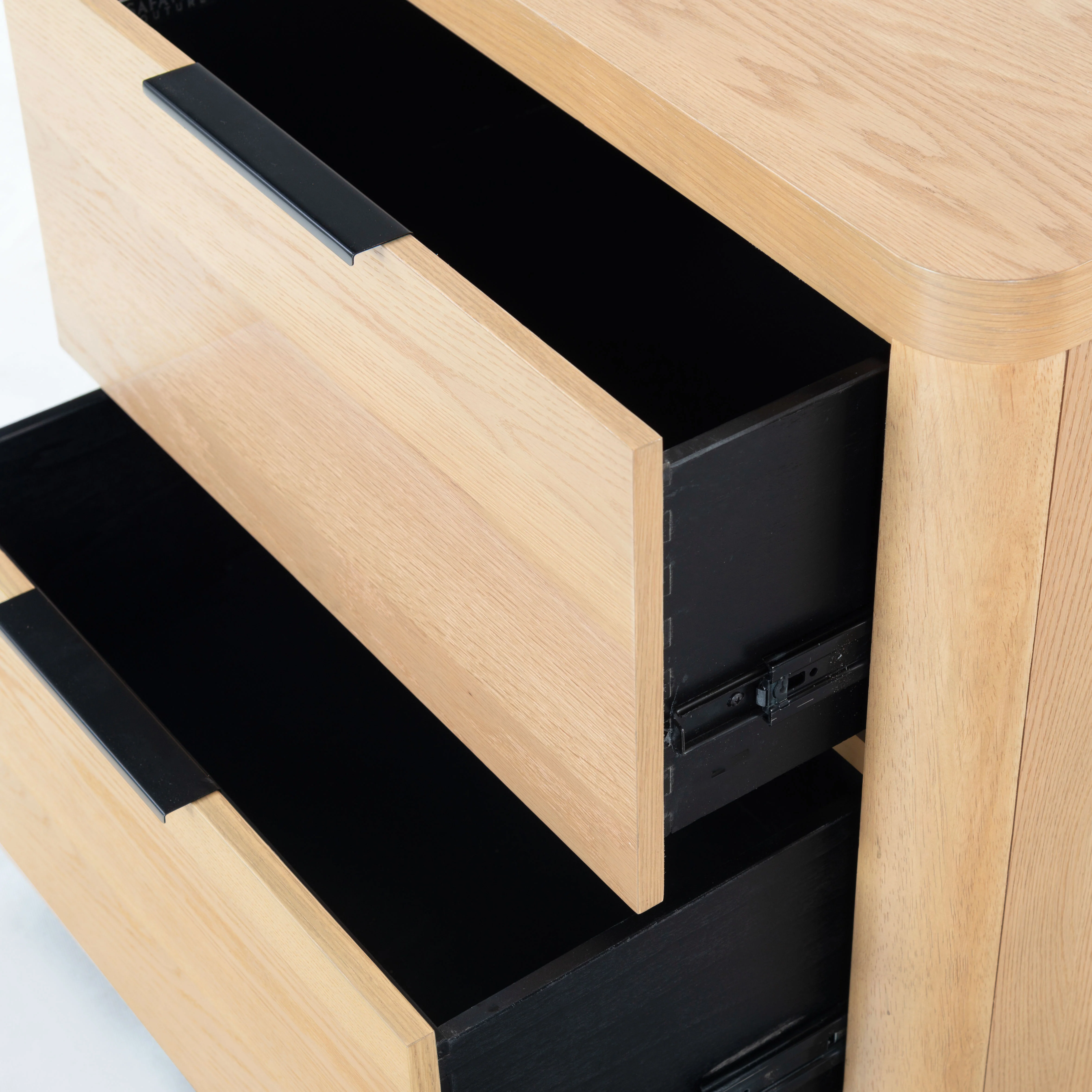 Raylie 2 Drawer Wood Nightstand - Image 16