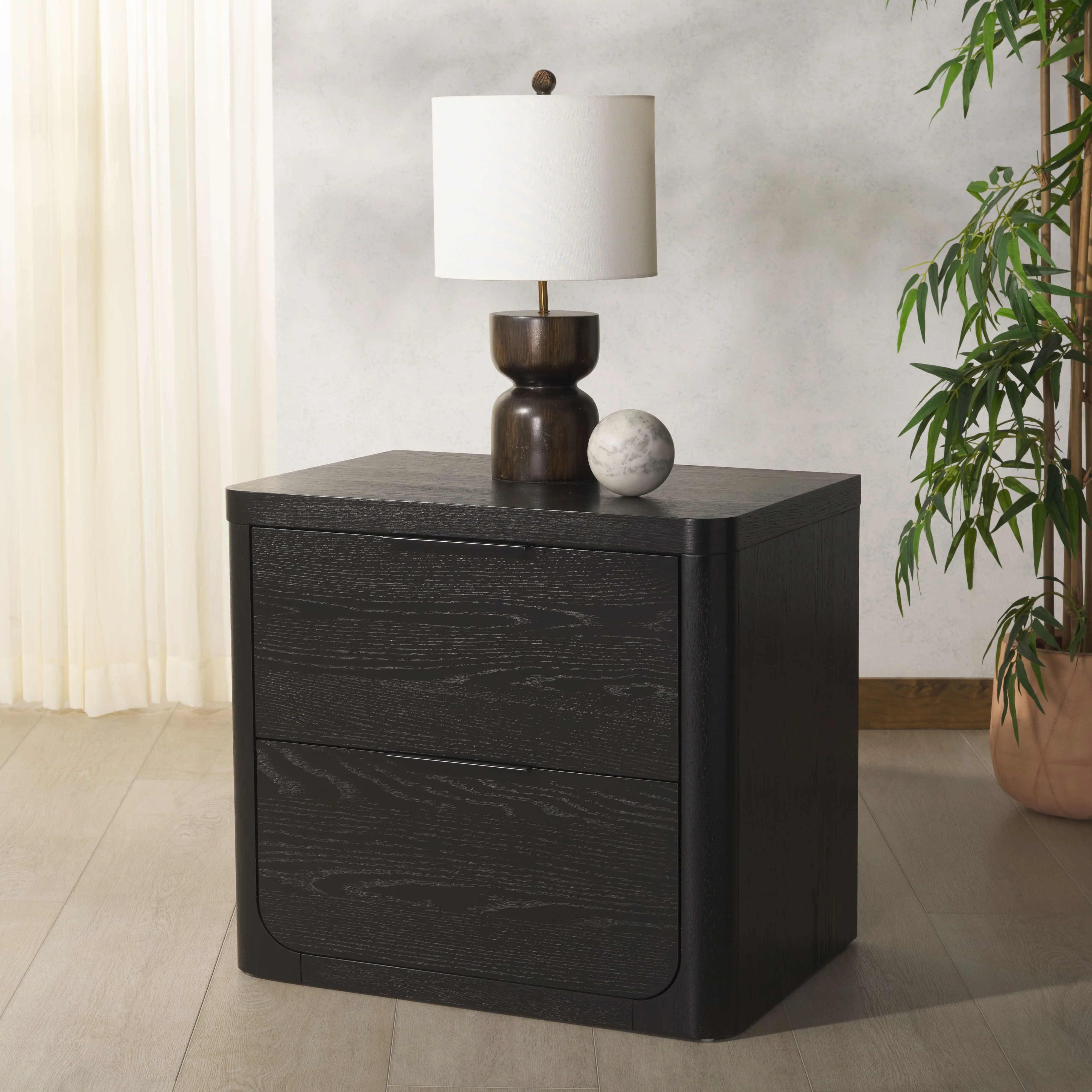 Raylie 2 Drawer Wood Nightstand - Image 20