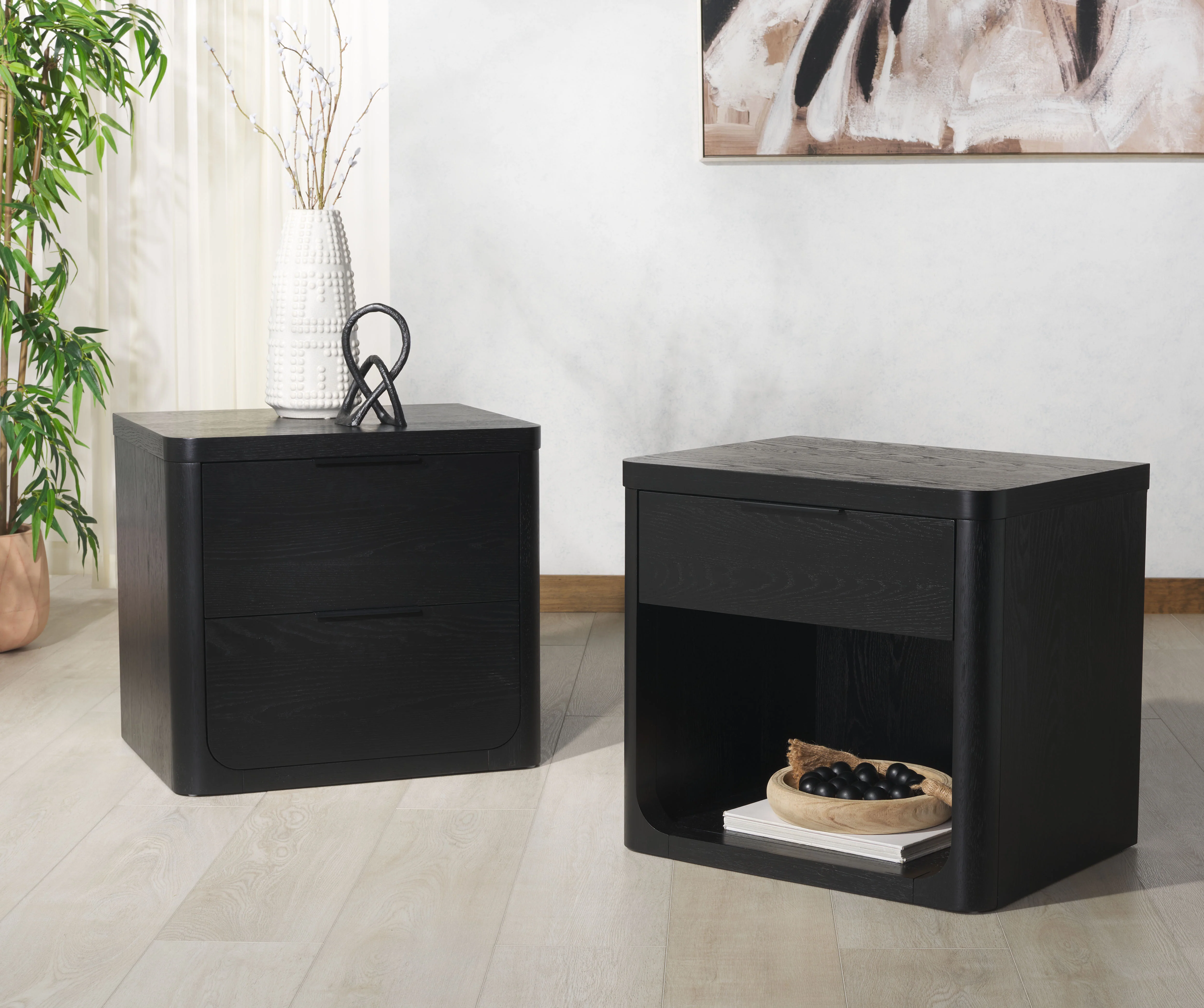 Raylie 2 Drawer Wood Nightstand - Image 36
