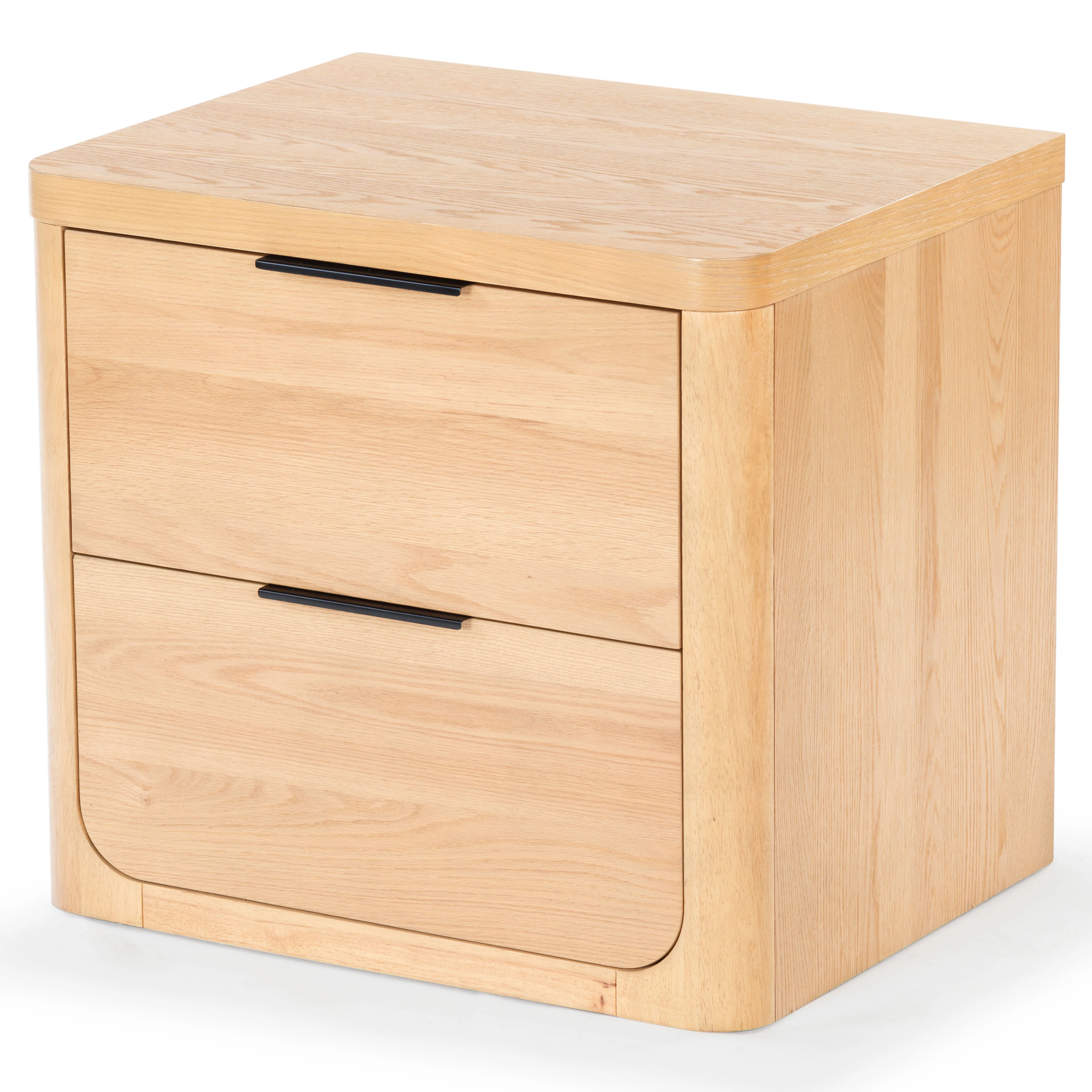 Raylie 2 Drawer Wood Nightstand - Image 6