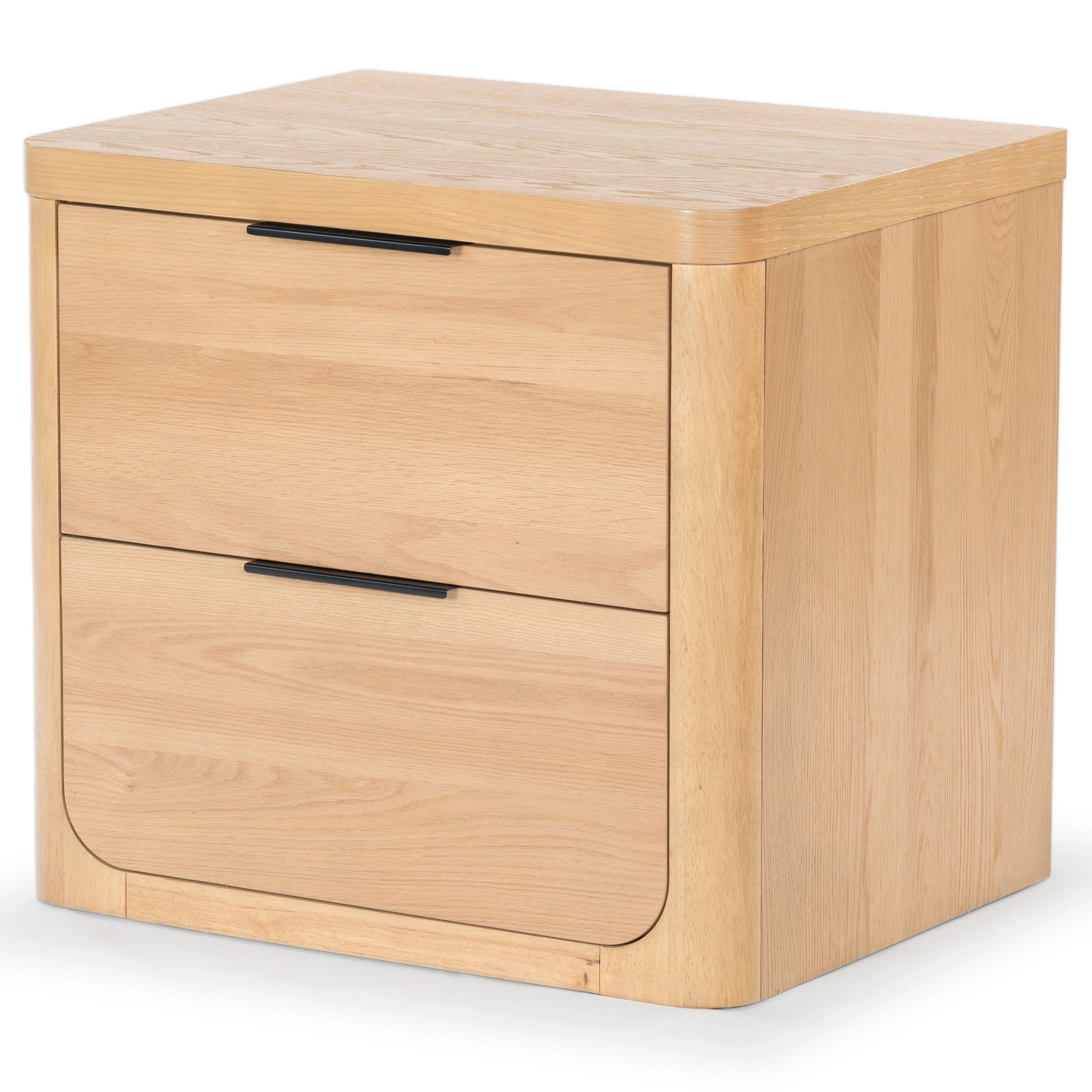 Raylie 2 Drawer Wood Nightstand - Image 8