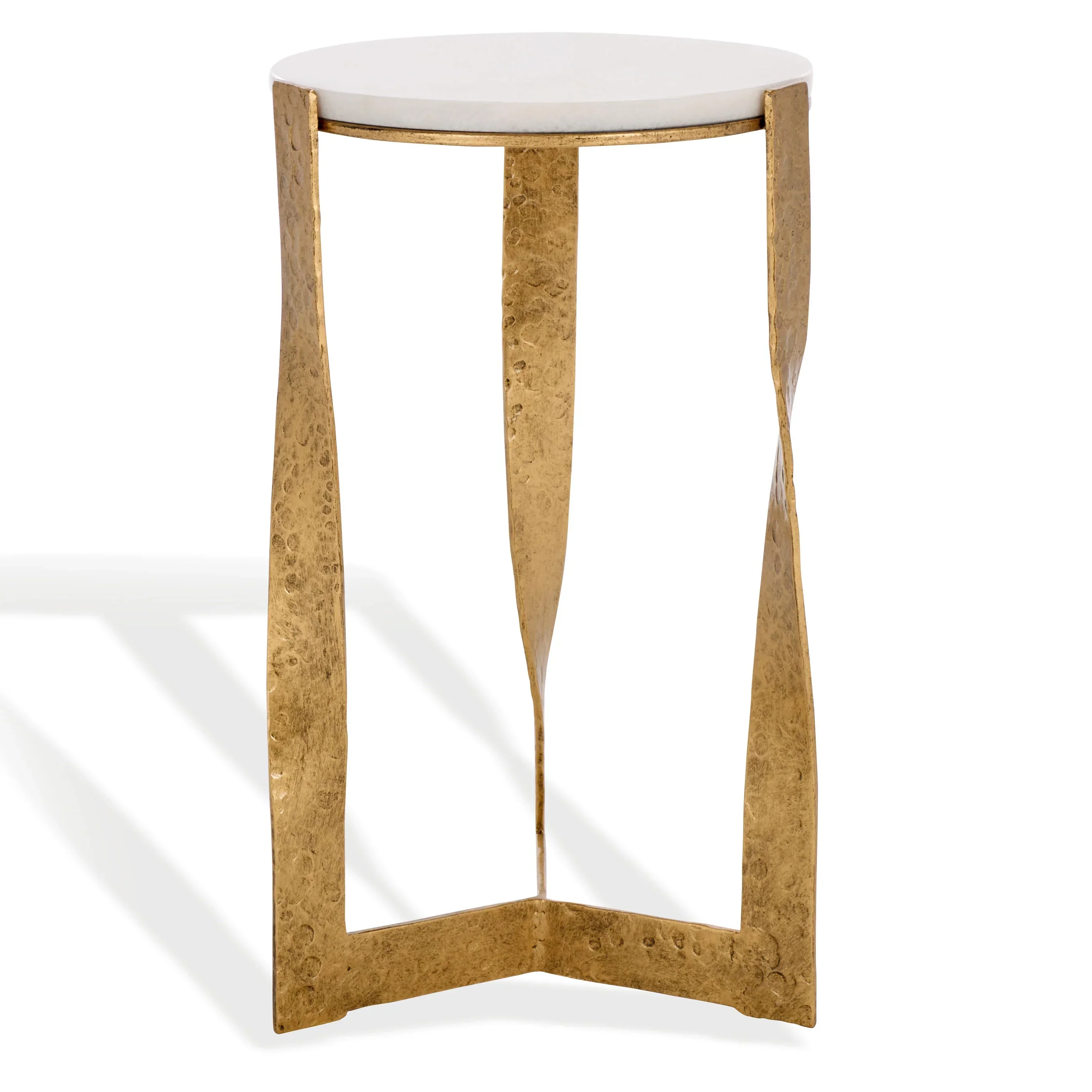 Raynie Metal And Marble Accent Table - Image 3