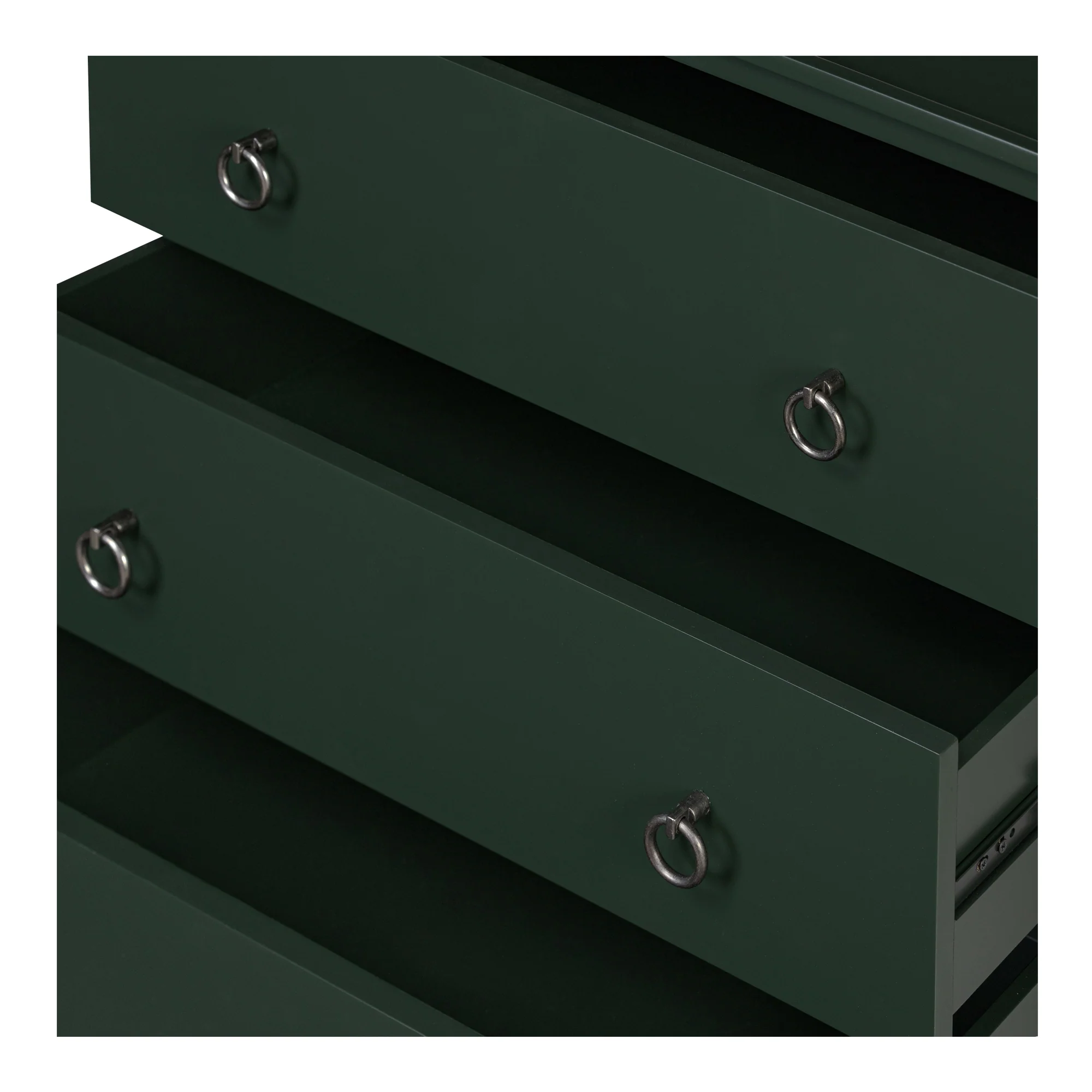 Reagan 3 Drawer Nightstand Deep Green - Image 7
