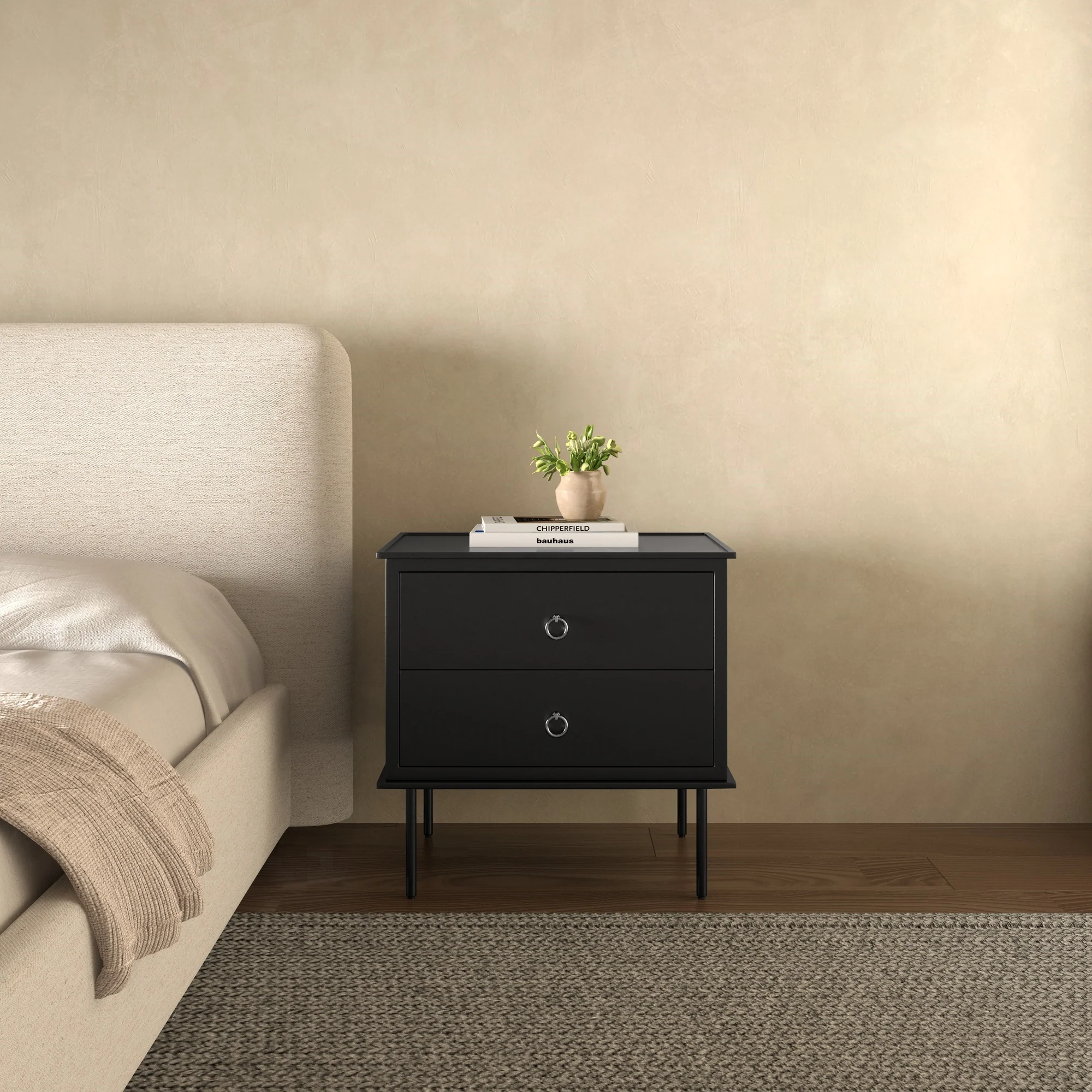 Reagan Nightstand Black - Image 2