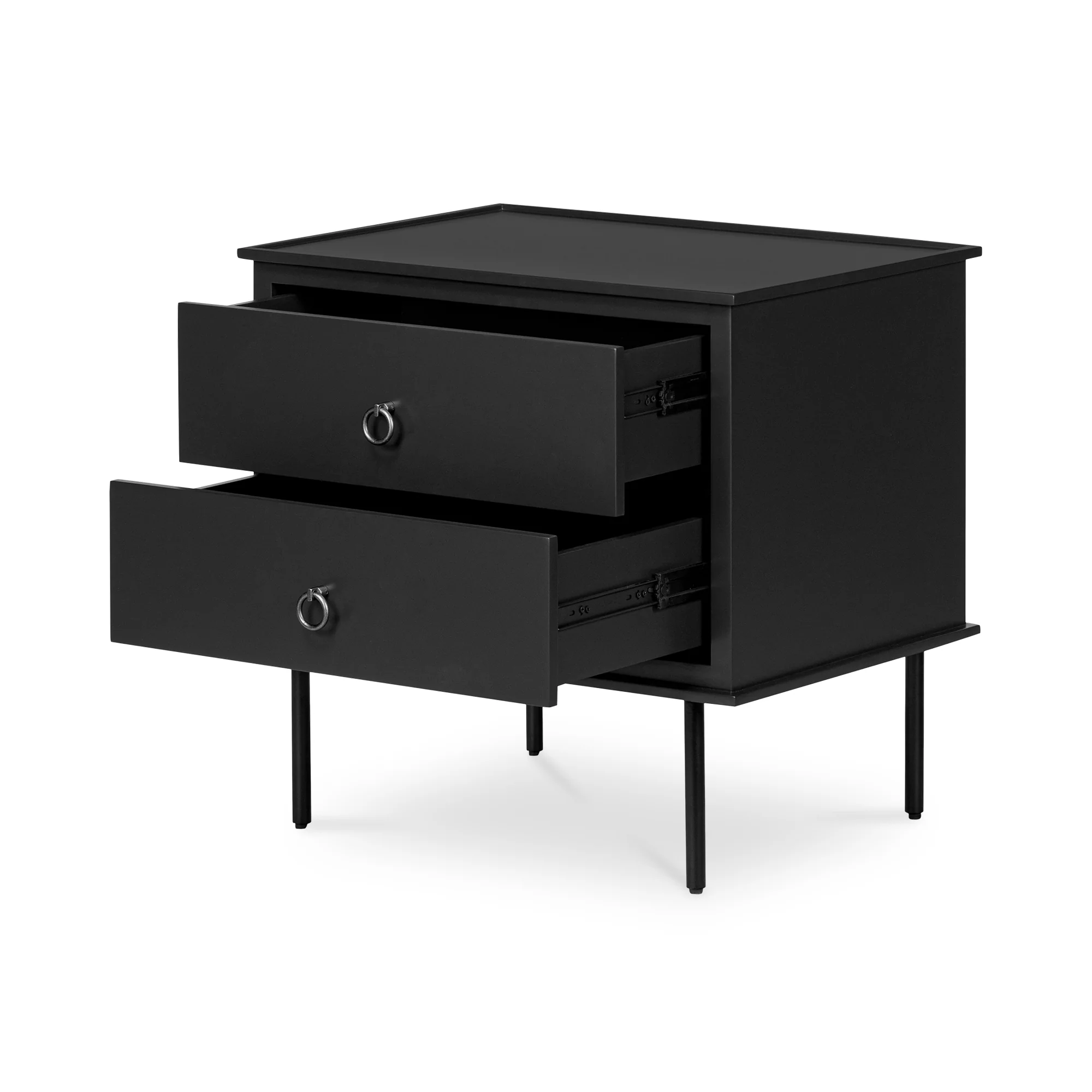 Reagan Nightstand Black - Image 6