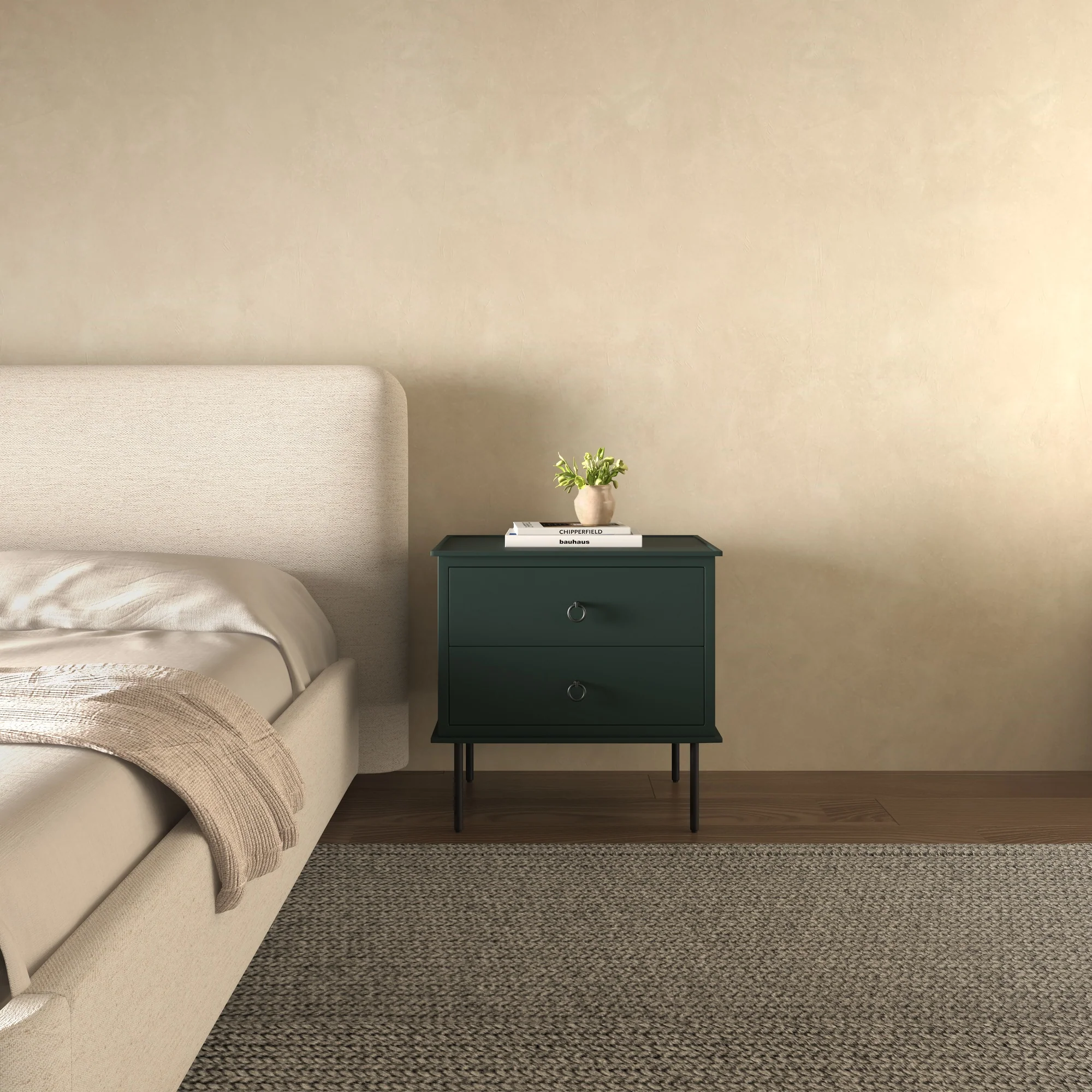 Reagan Nightstand Deep Green - Image 2