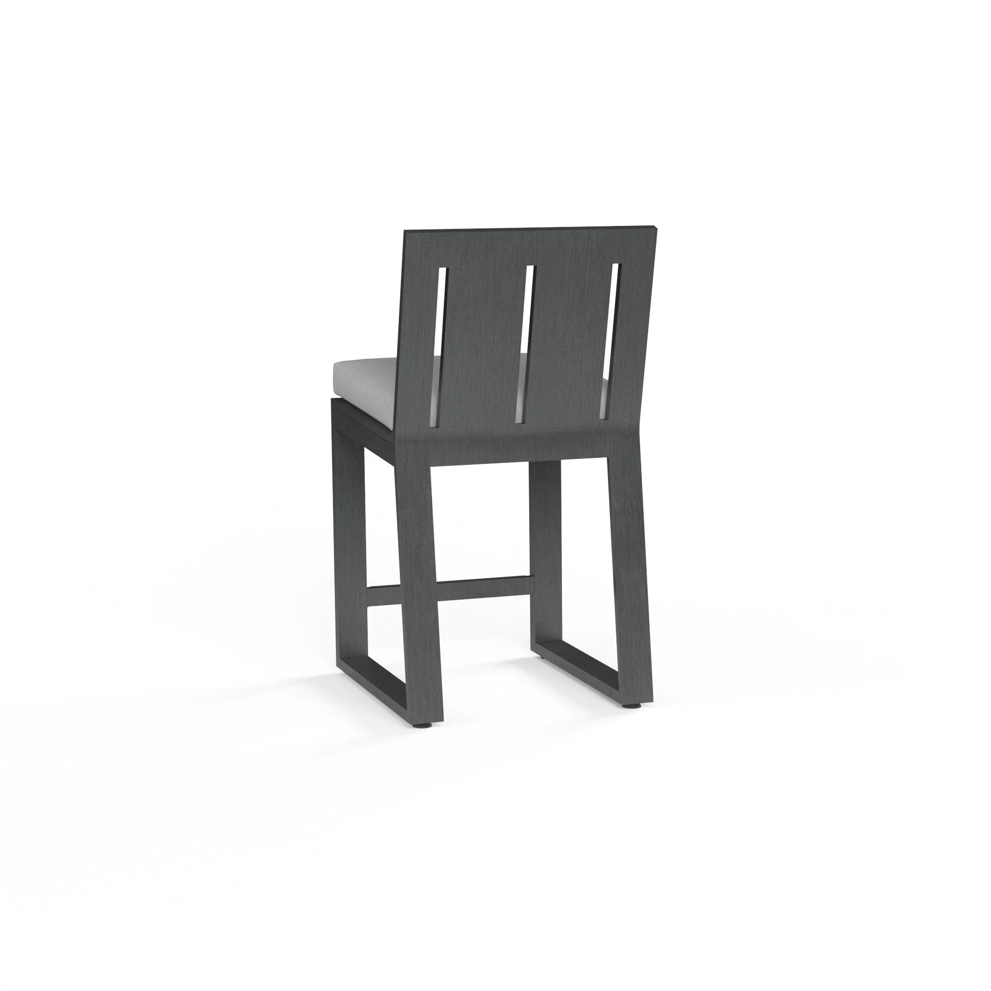 Redondo Barstool in Cast Silver, No Welt - Image 3