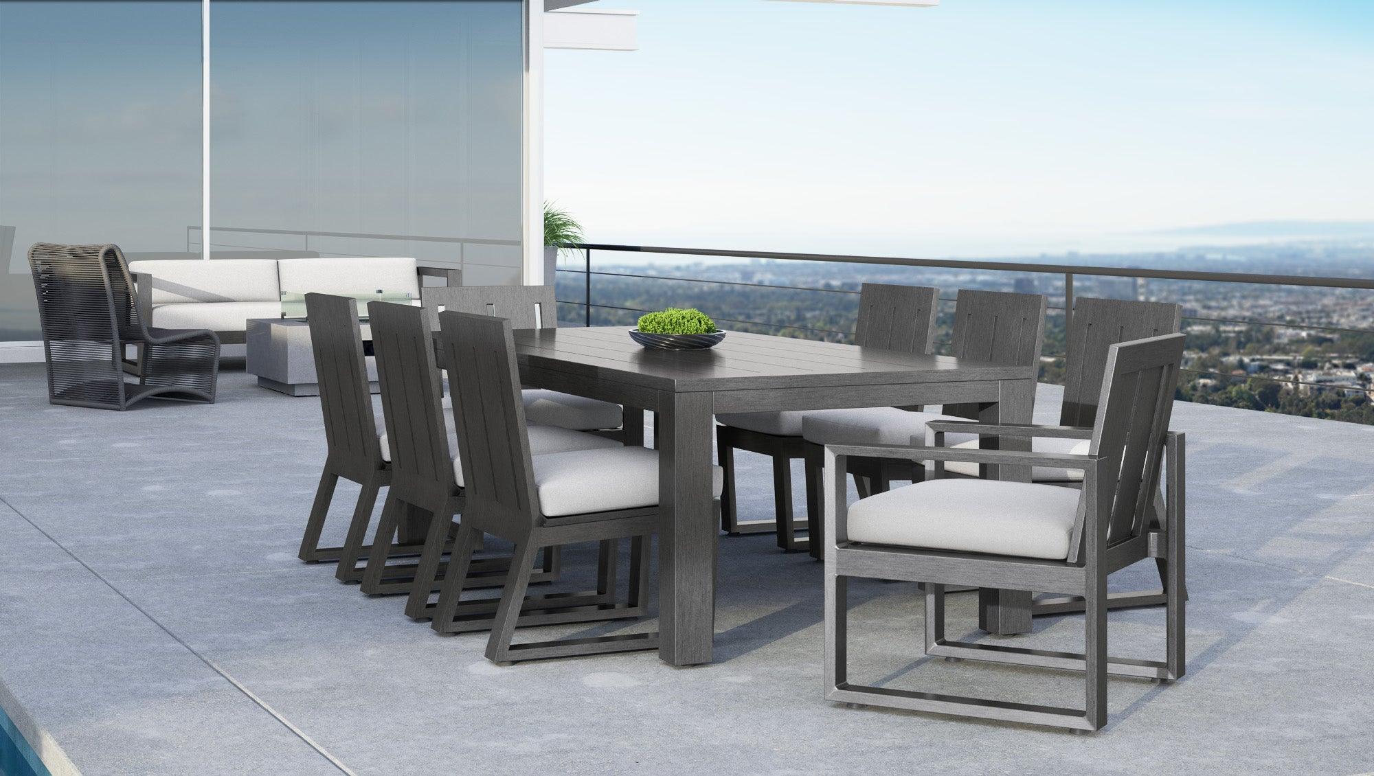 Redondo Dining Chair in Cast Silver, No Welt - Image 5