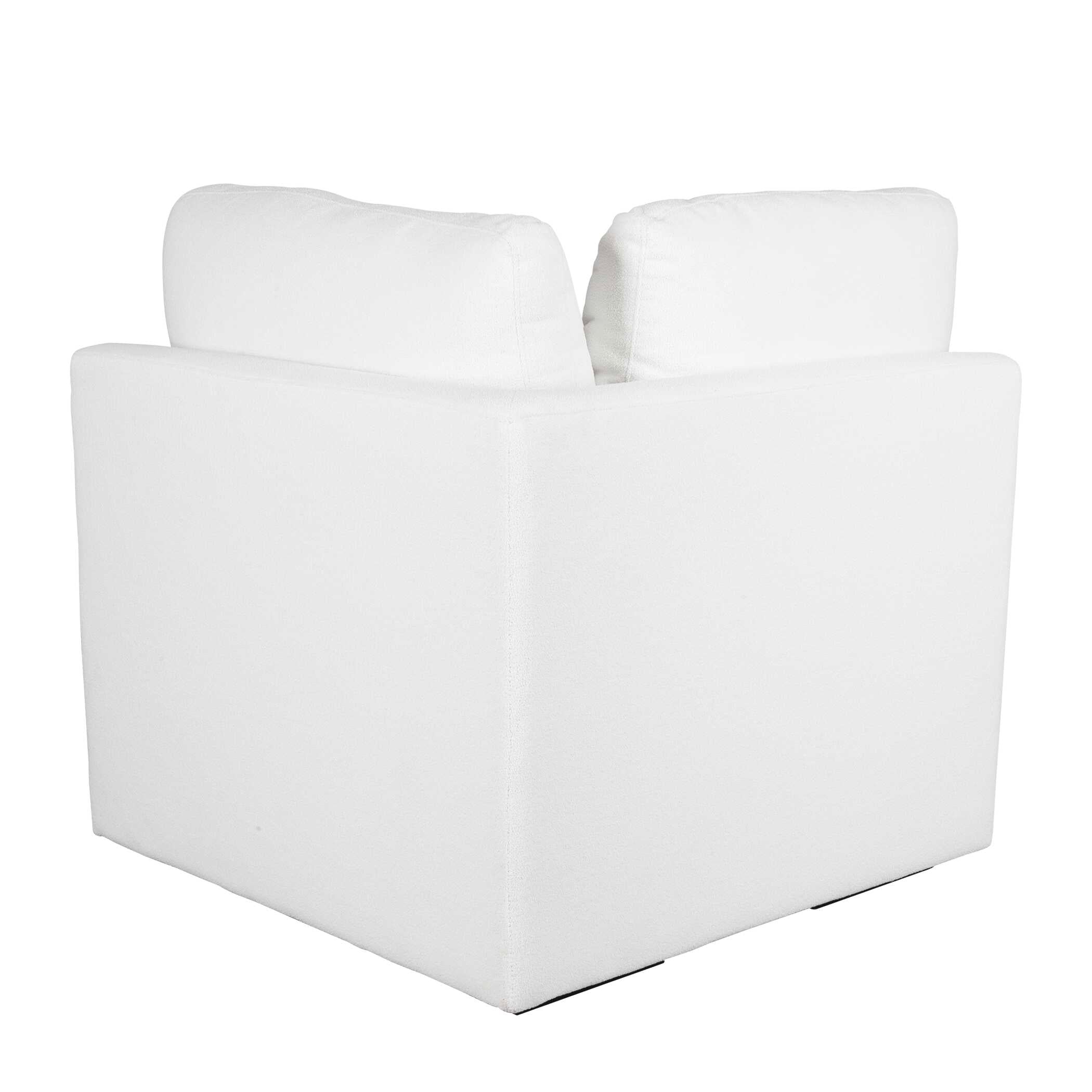 Refuge Arctic White Corner Sofa - Image 6