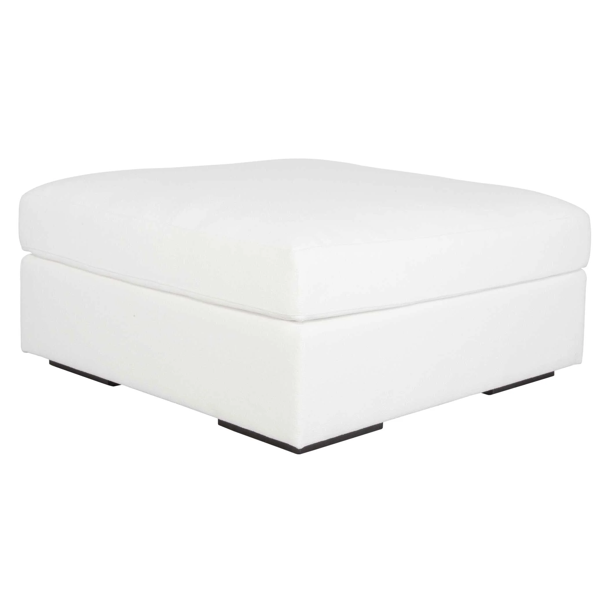 Refuge Arctic White Sofa Ottoman - Image 3