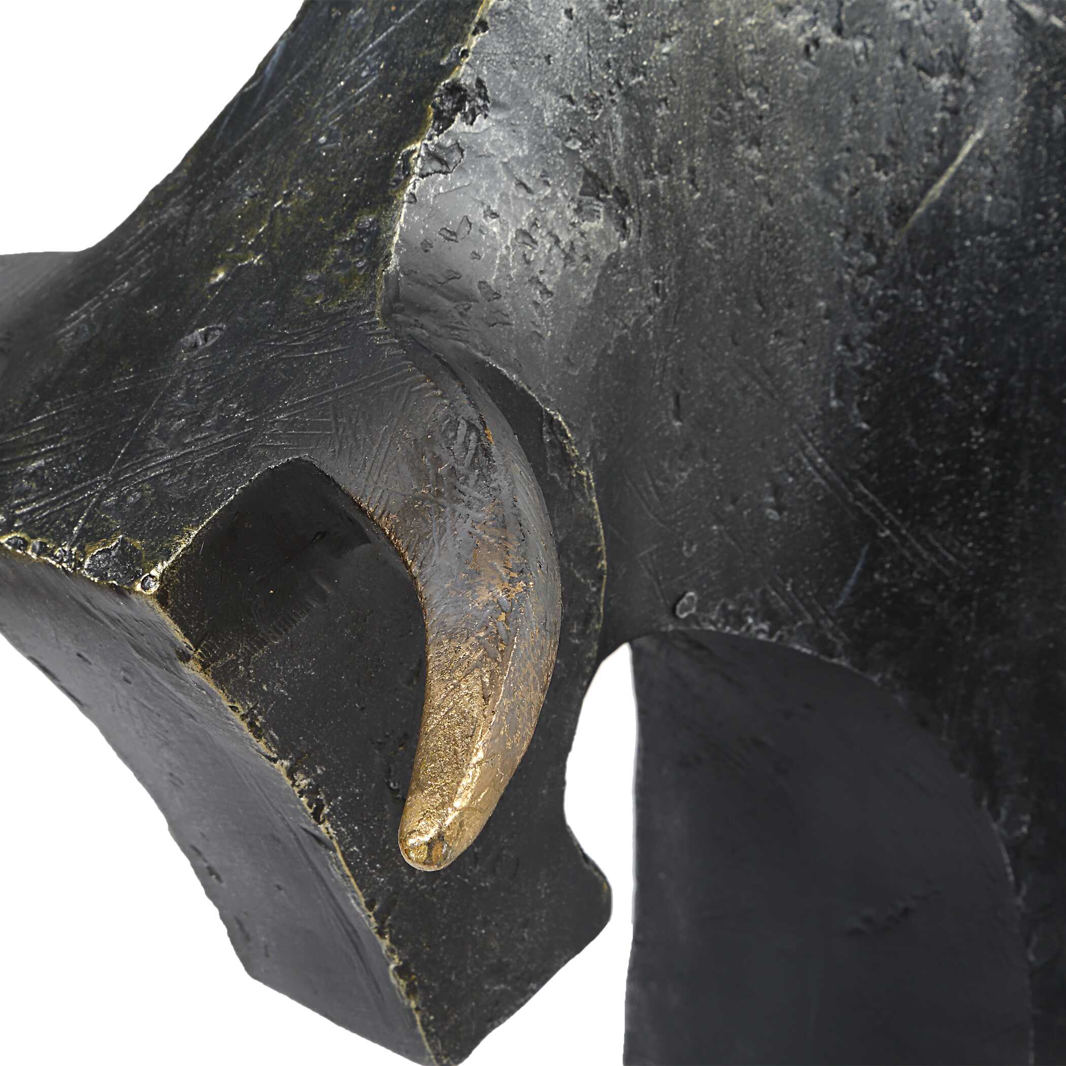 Regal Bull Bronze Sculptures - Set of 2 - Image 7