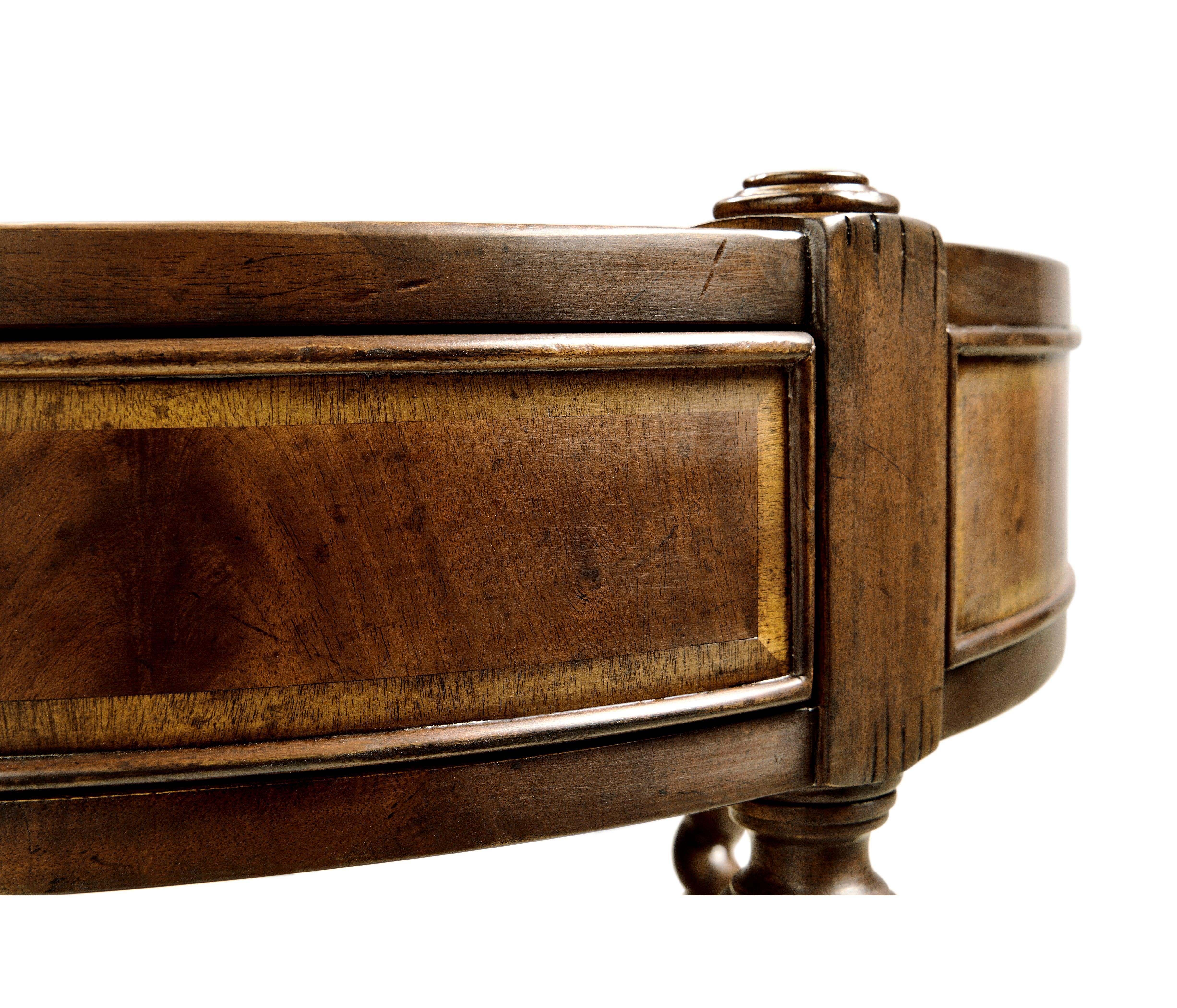 Regency Style Mahogany Round Side Table - Image 7
