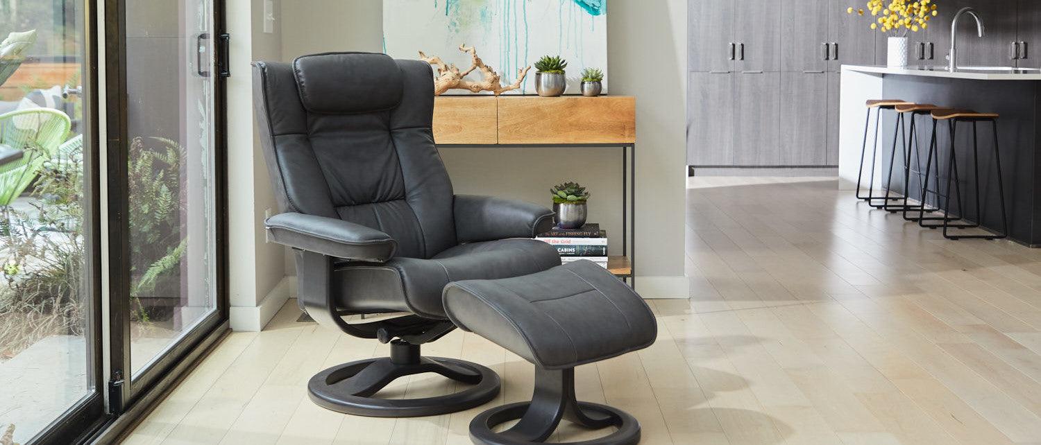 Regent R  Recliner with Footstool - Image 3