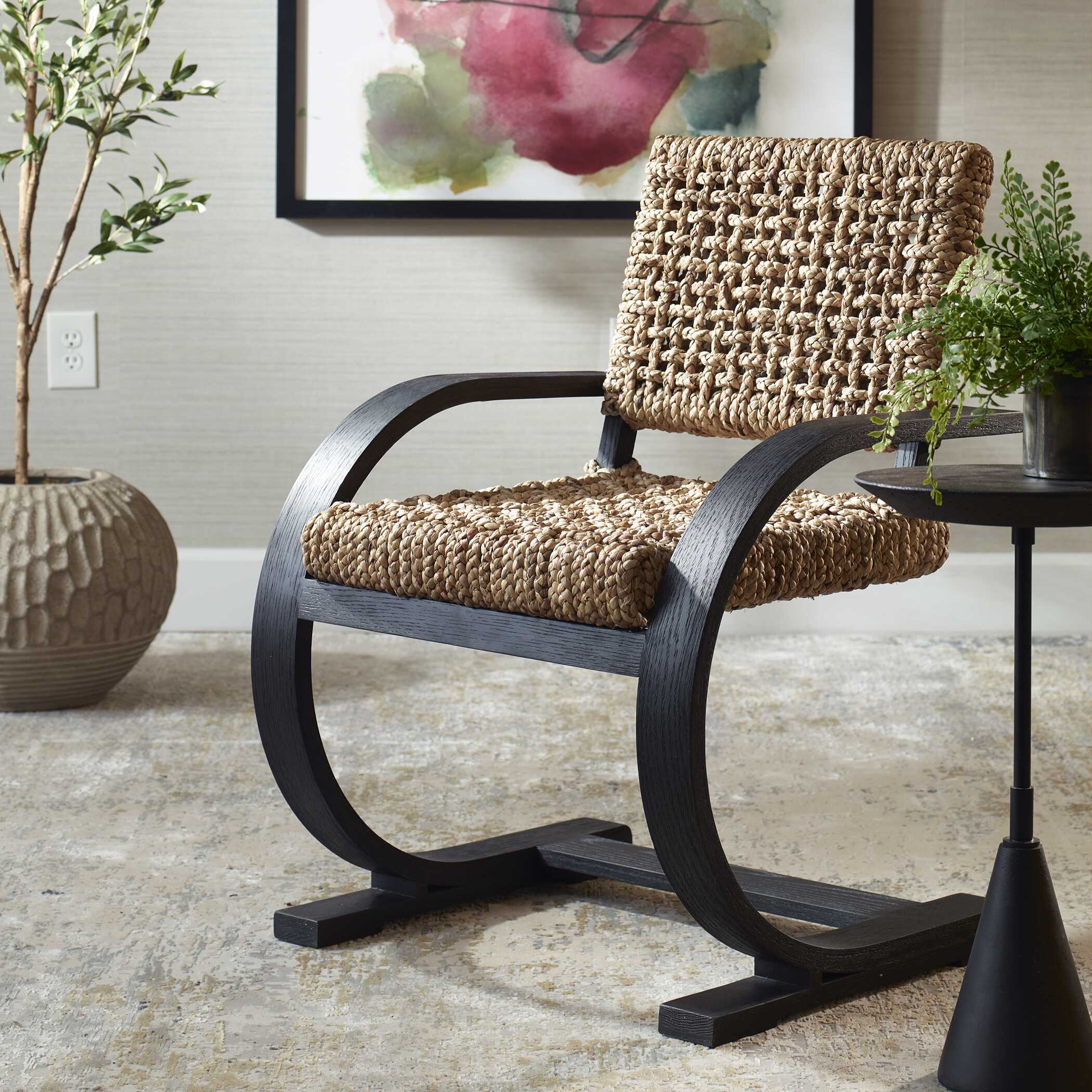 Rehema Black Dining Chair - Set of 2 - Image 2