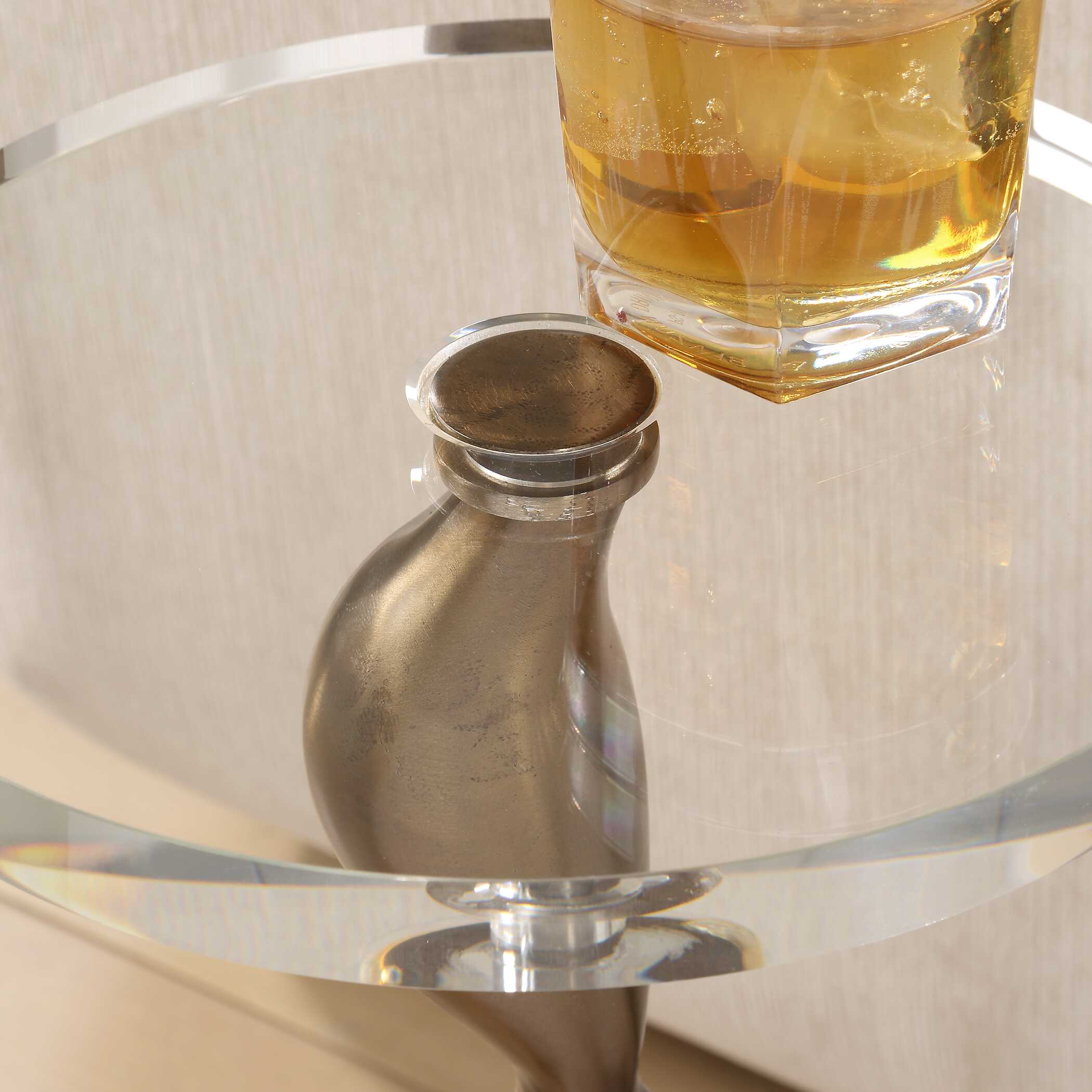 Remolino Bronze Drink Table - Image 6