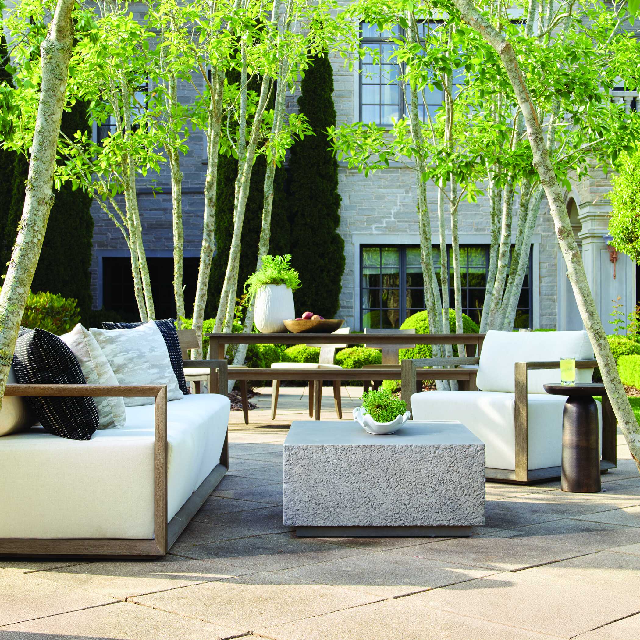 Remsen Outdoor Gray Lounge Chair - Image 4
