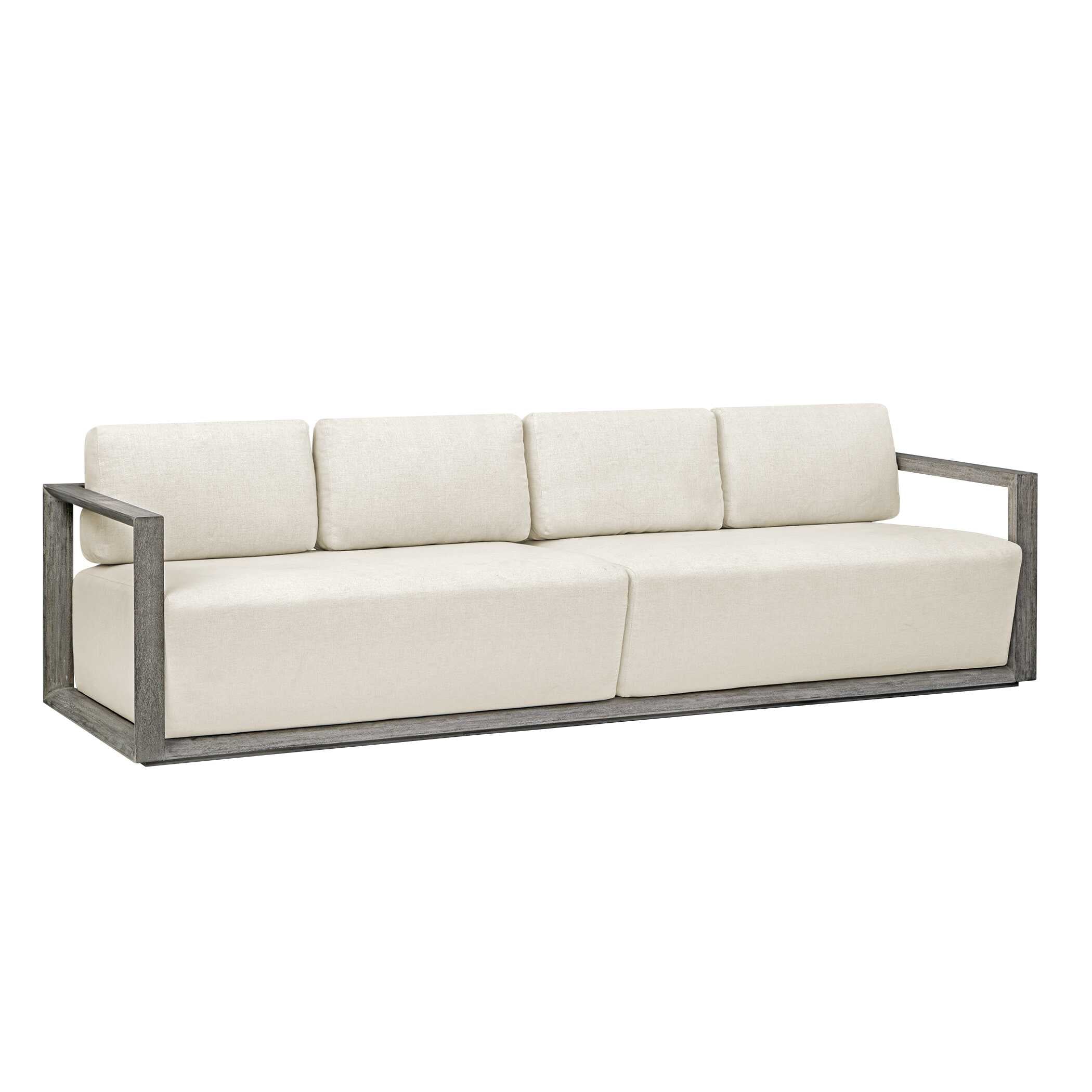 Remsen Outdoor Gray Sofa - Image 9
