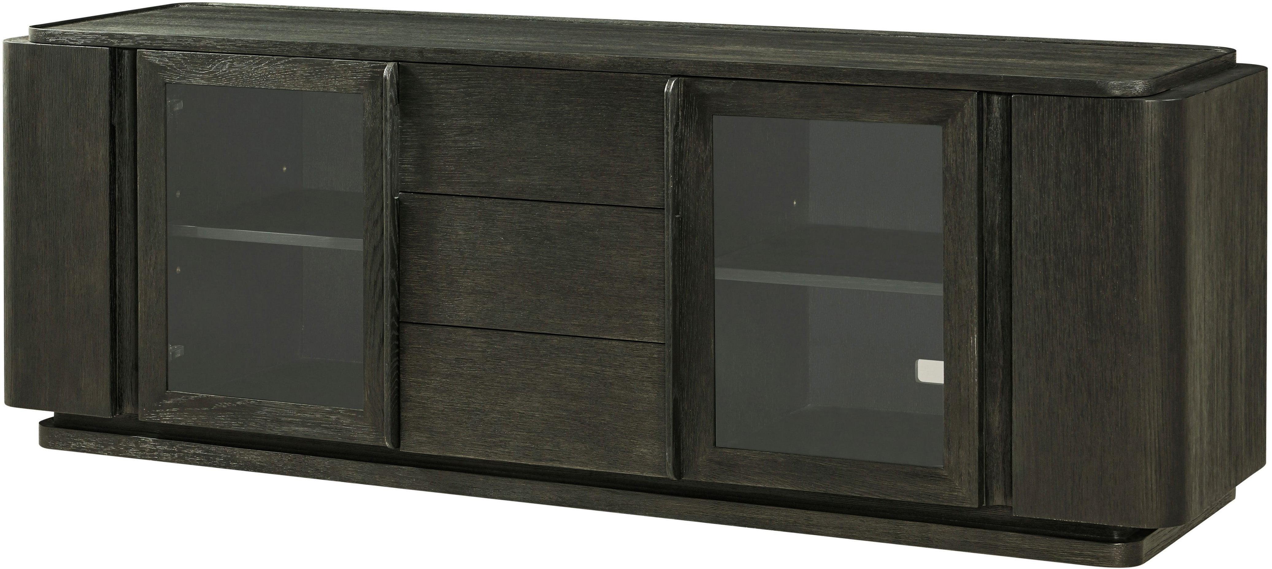 Repose Glass Door Media Console - Image 2