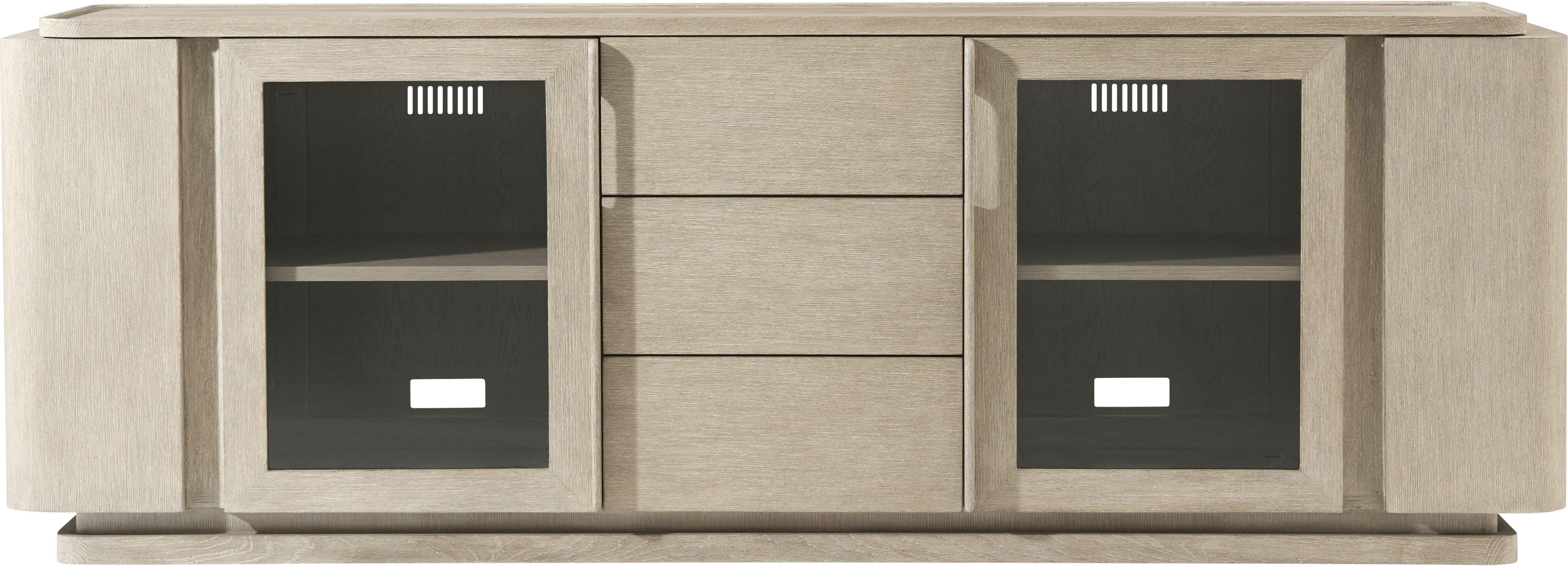 Repose Glass Door Media Console - Image 3