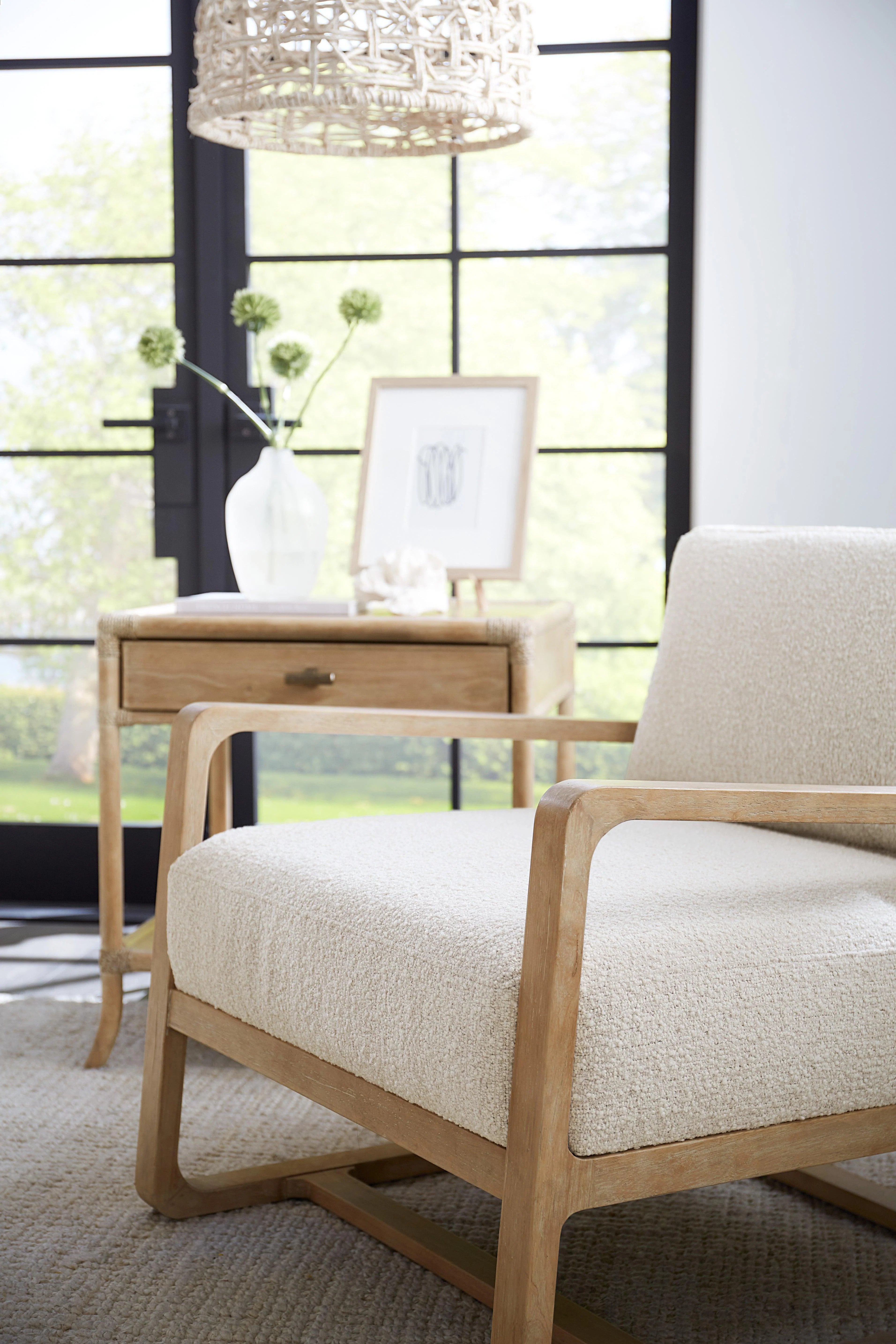 Retreat Pole Rattan End Table - Image 11