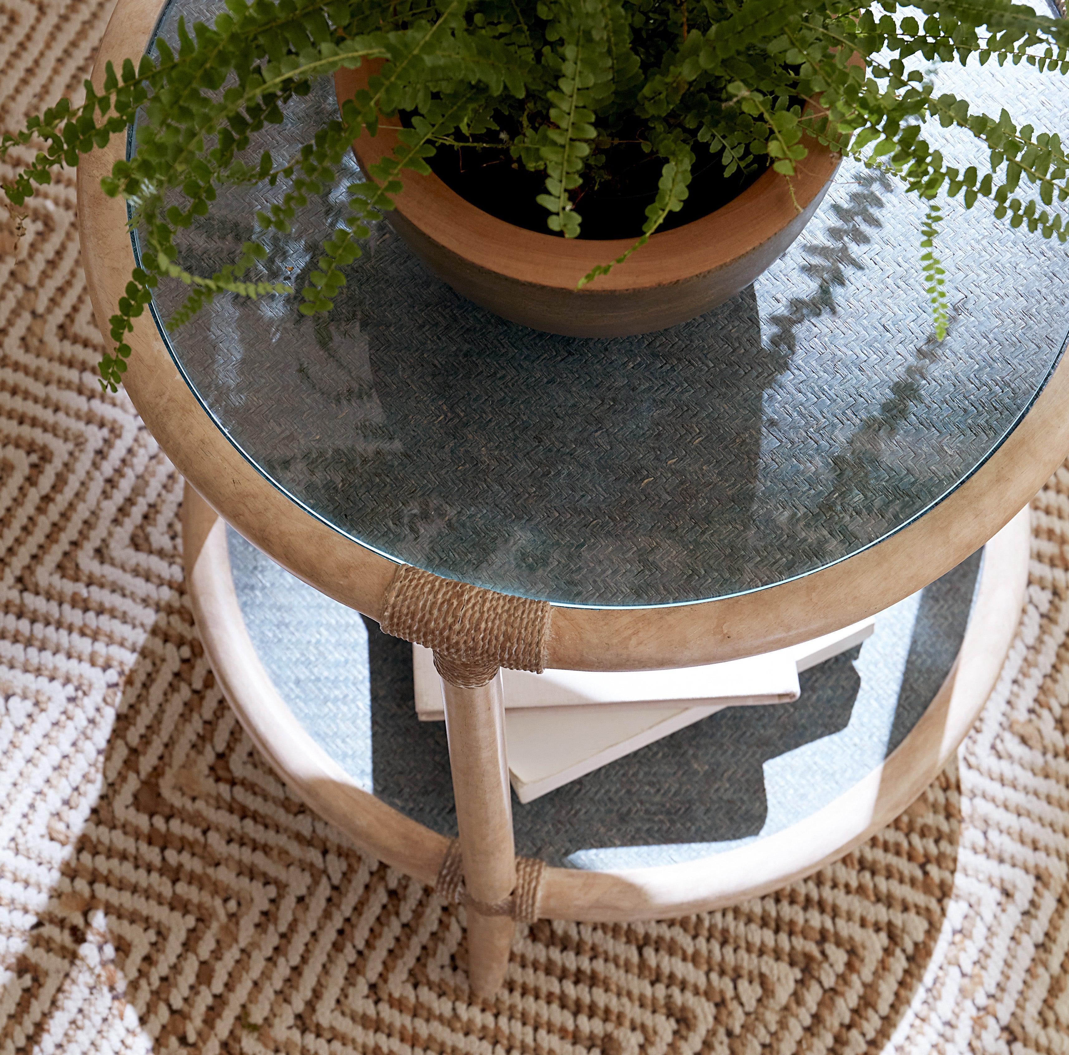 Retreat Raffia End Table - Image 2