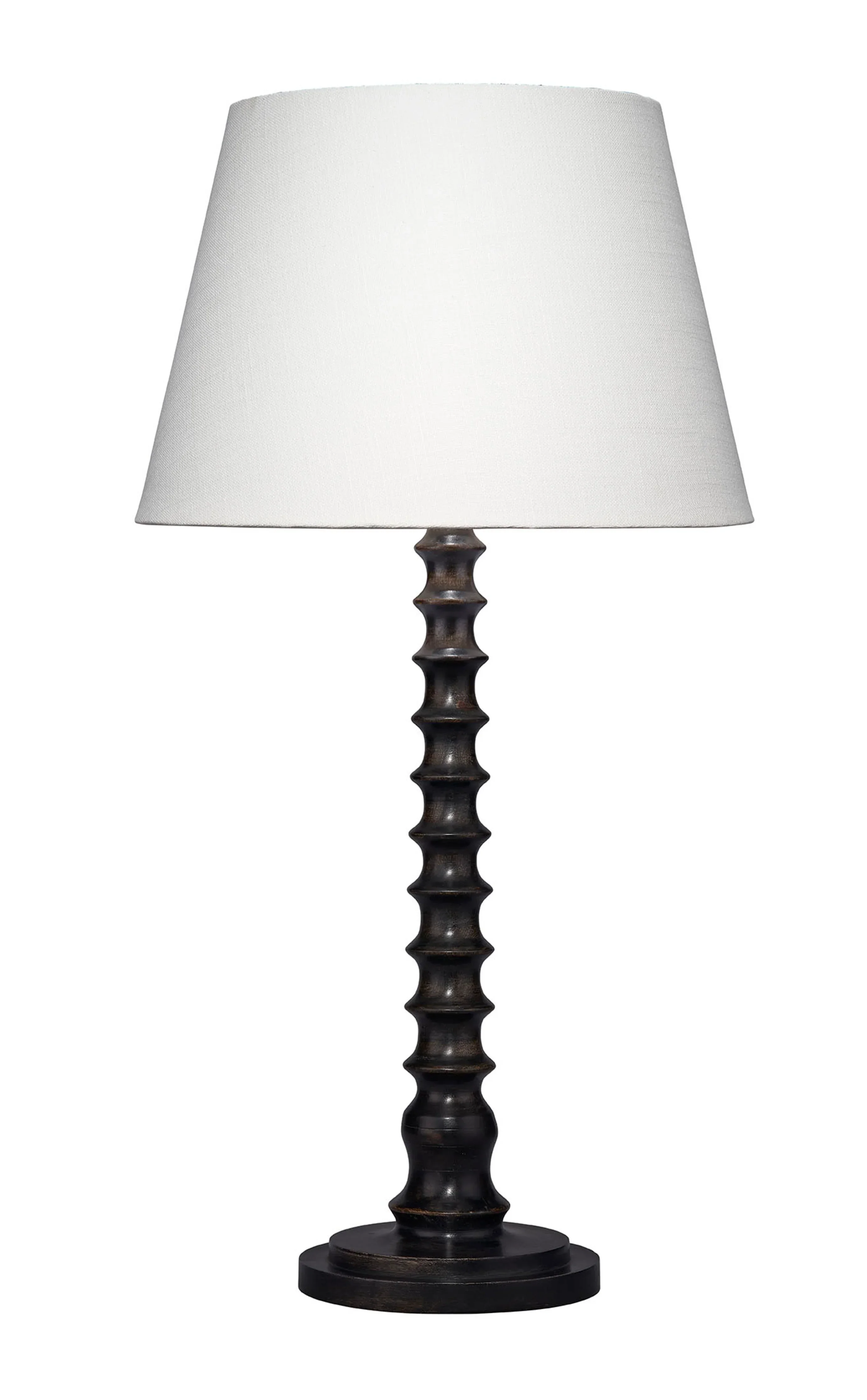Revolution Wood Table Lamp with Linen Shade