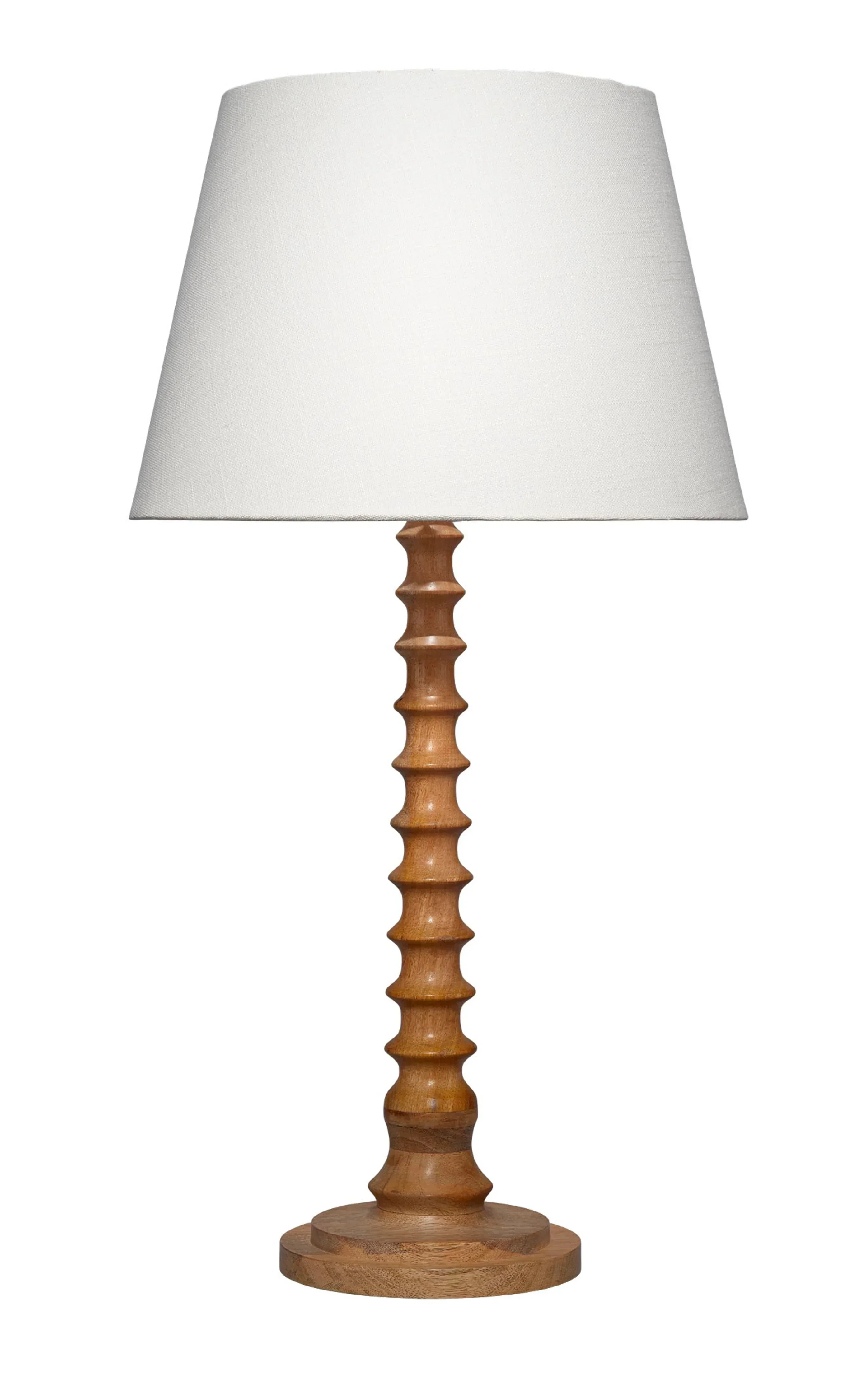 Revolution Wood Table Lamp with Linen Shade - Image 3