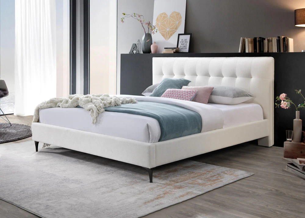Rexsie Tufted Headboard King Bed - Image 2